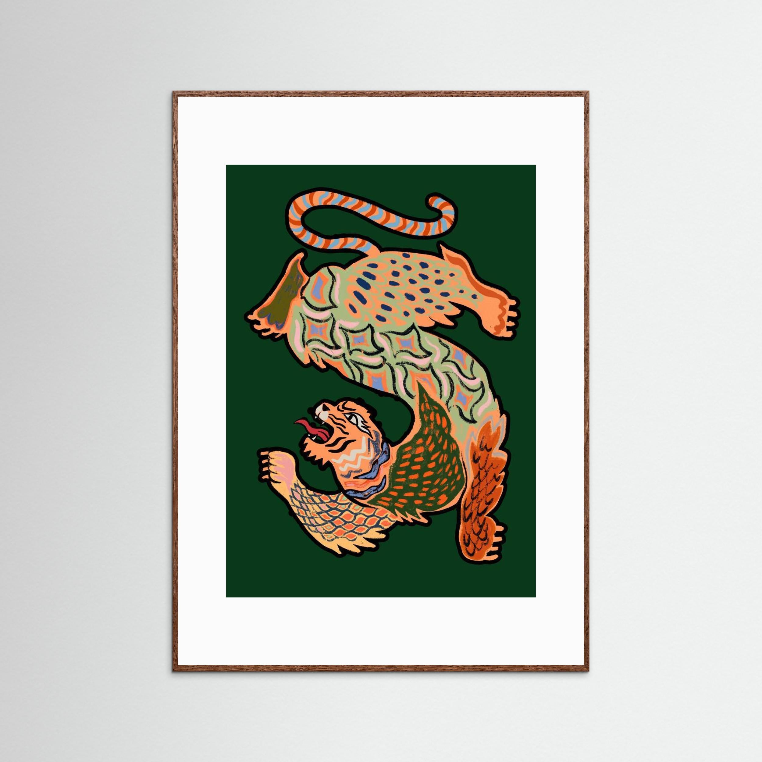 Asiantiger Green by Arty Guava