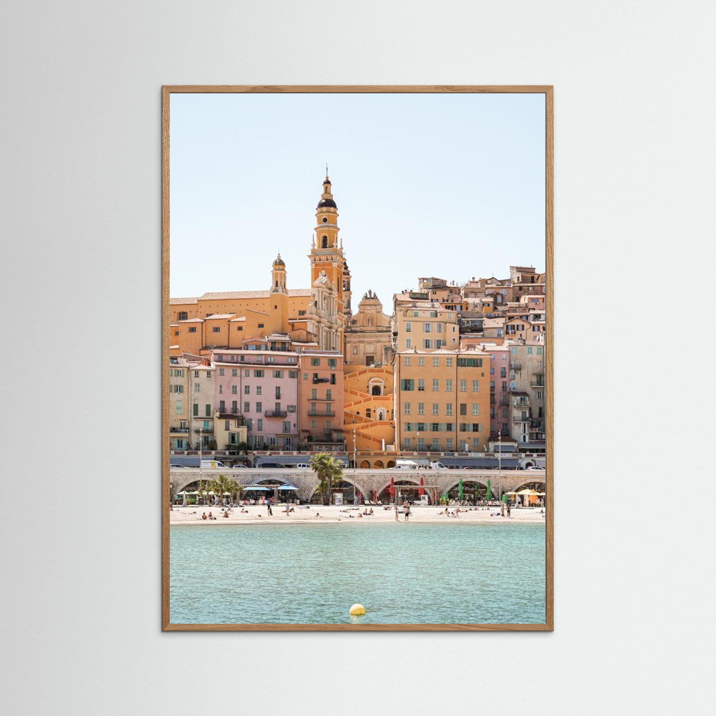 Skyline of Menton by Henrike Schenk