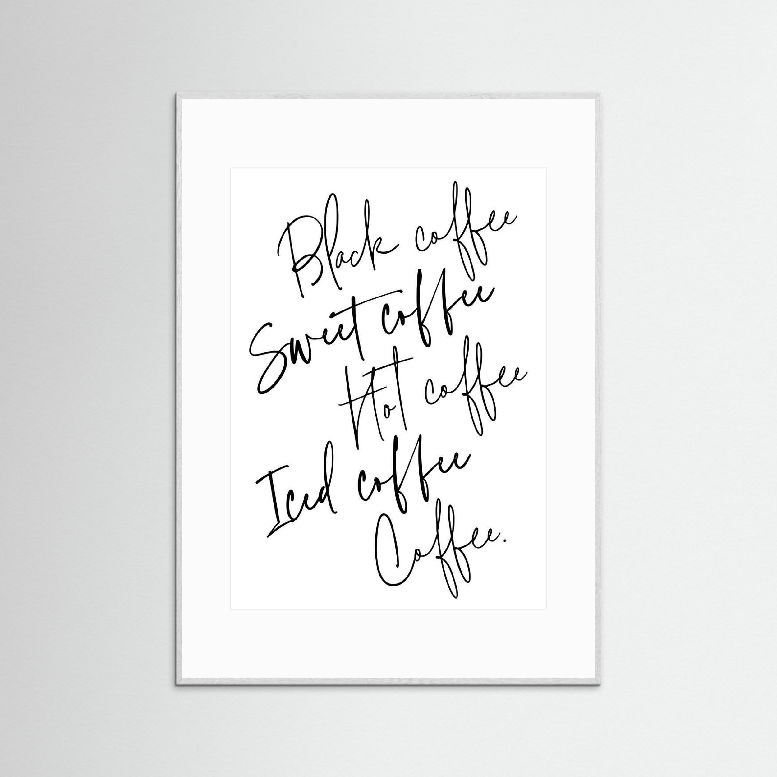 Just coffee by Rosana Laiz Blursbyai - Fine Art Paper Print - dreamtprint.art - 14 x 21 cm / 5 x 8″ (A5)