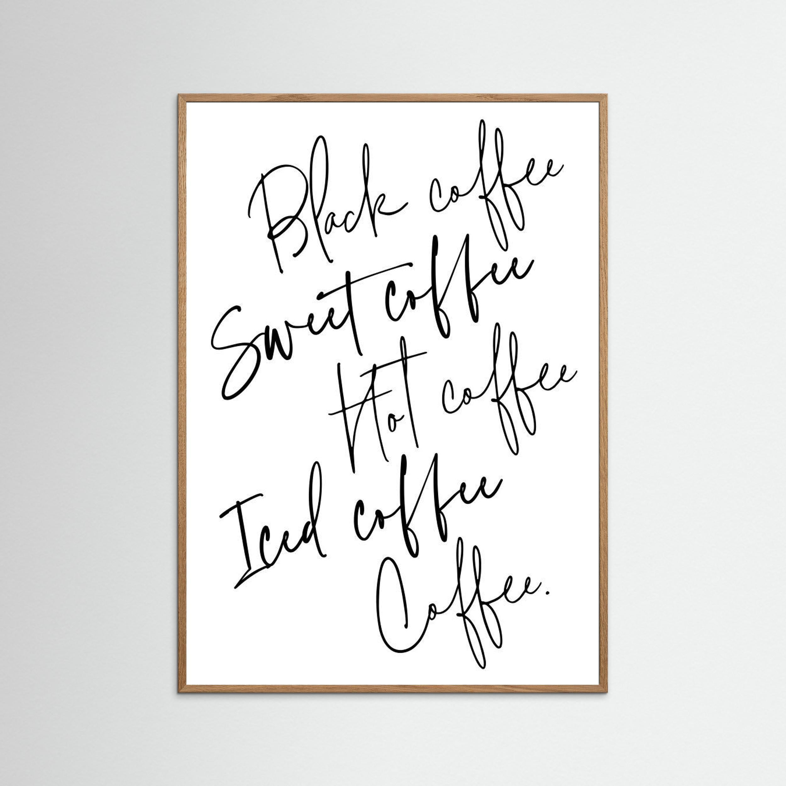 Just coffee by Rosana Laiz Blursbyai - Fine Art Paper Print - dreamtprint.art - 14 x 21 cm / 5 x 8″ (A5)