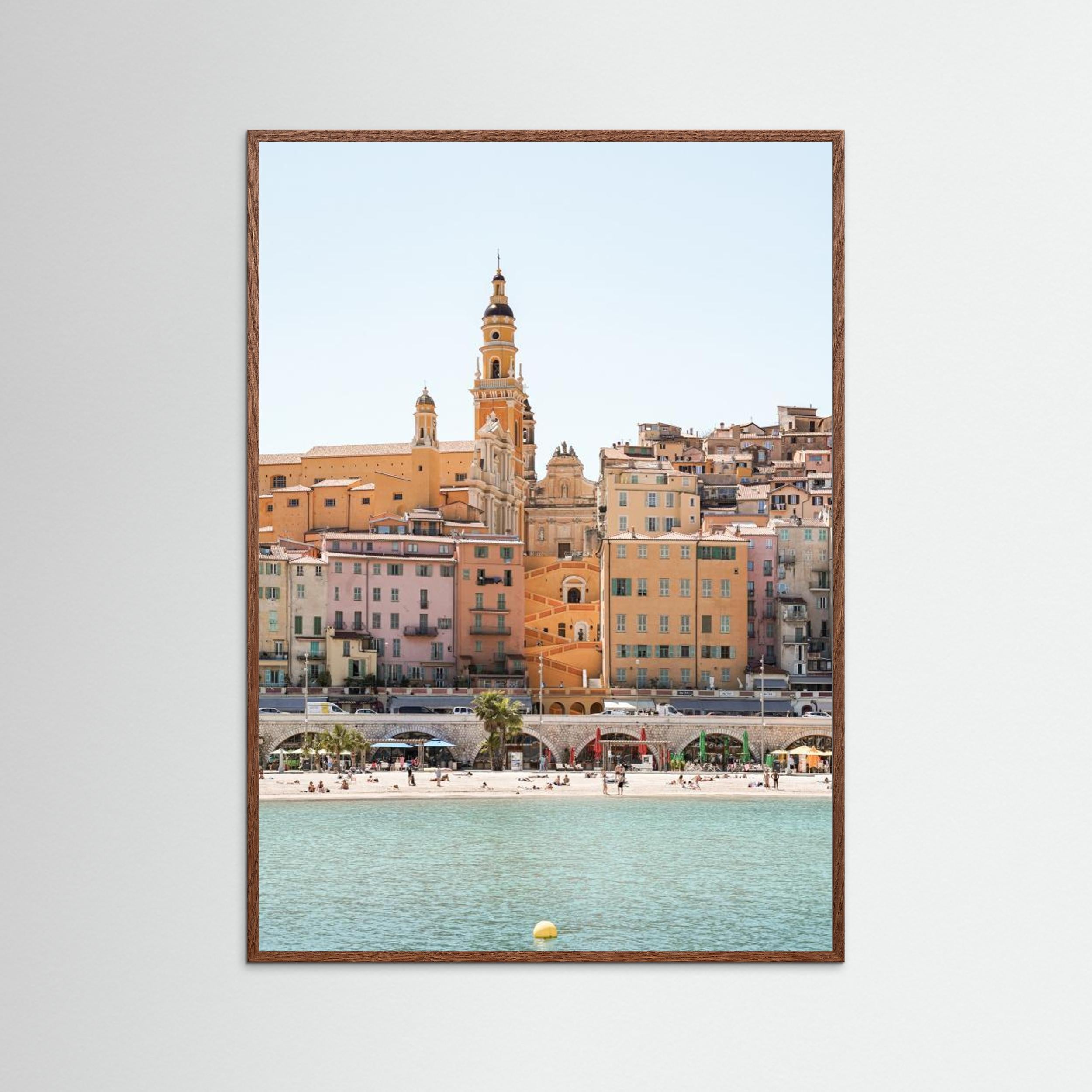 Skyline of Menton by Henrike Schenk