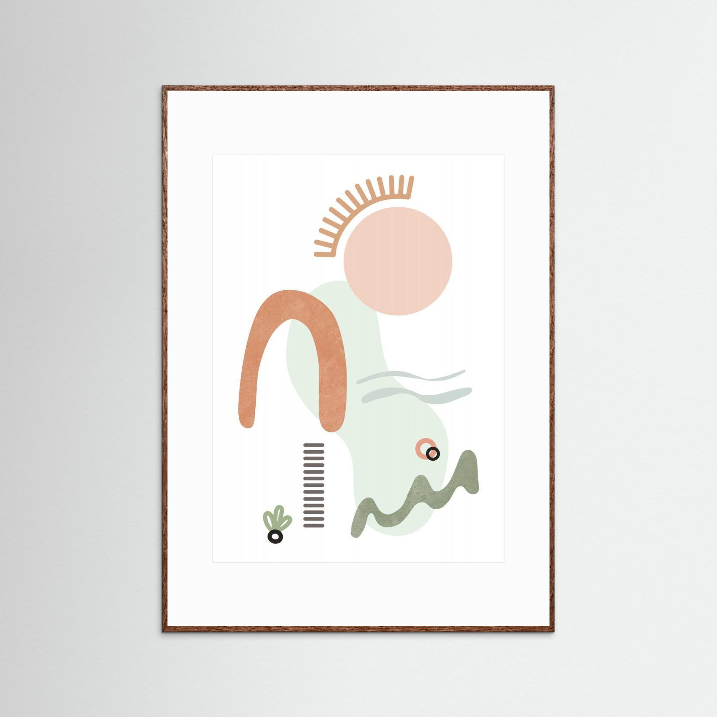 Tropical Villa Color and Shapes 20 by Amini54