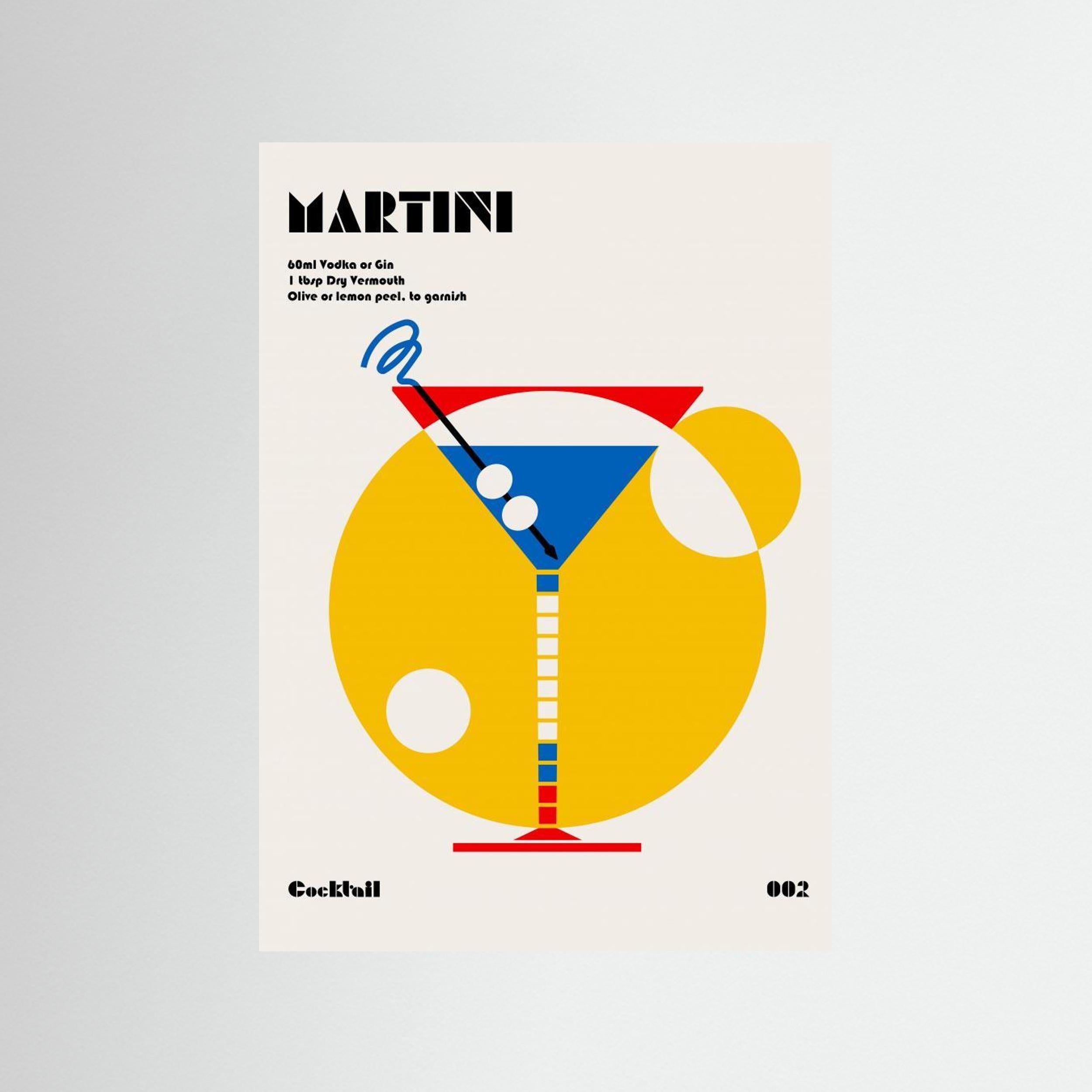 Martini Bauhaus Cocktail by Retrodrome