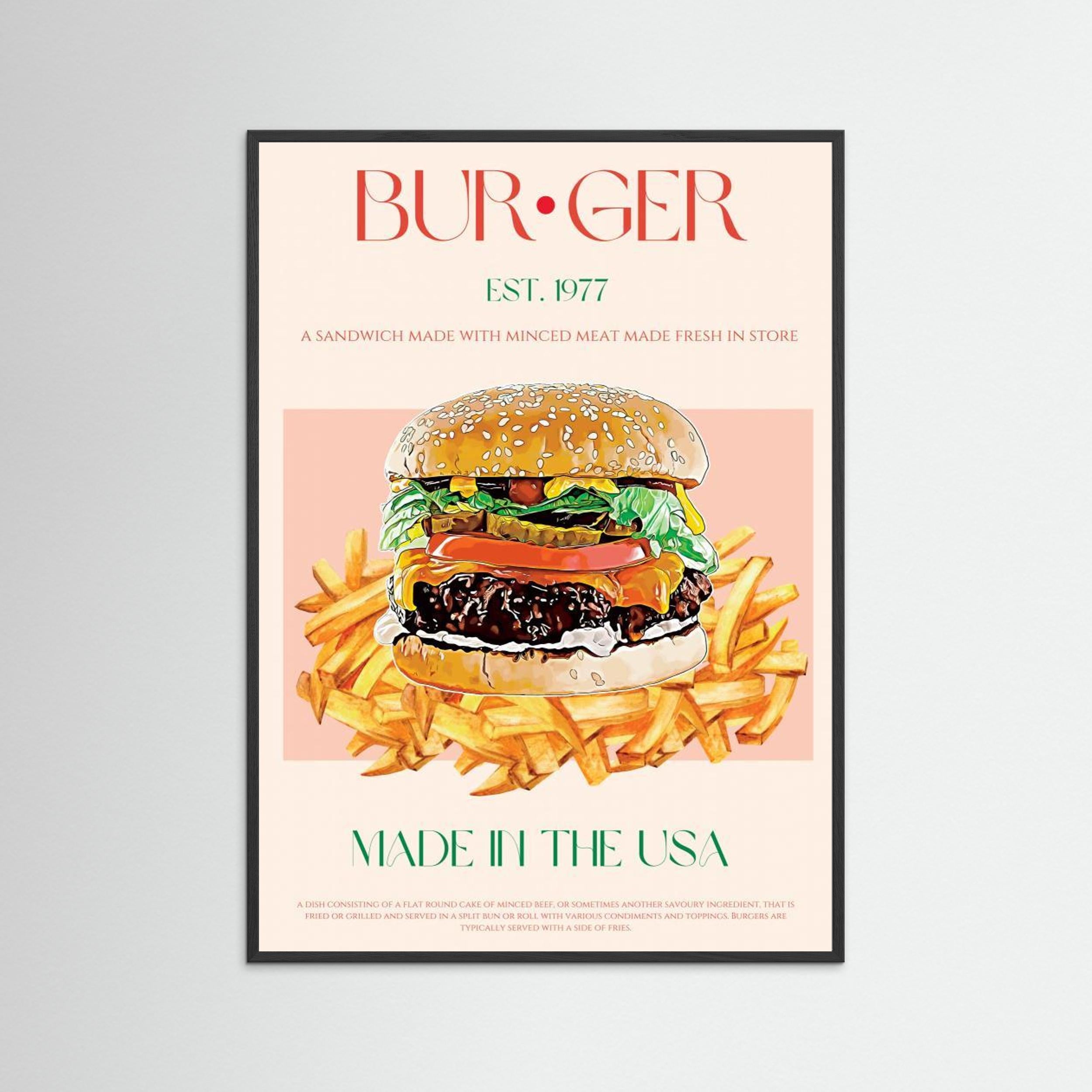 23ratioburgerprint by Nazma Khokhar