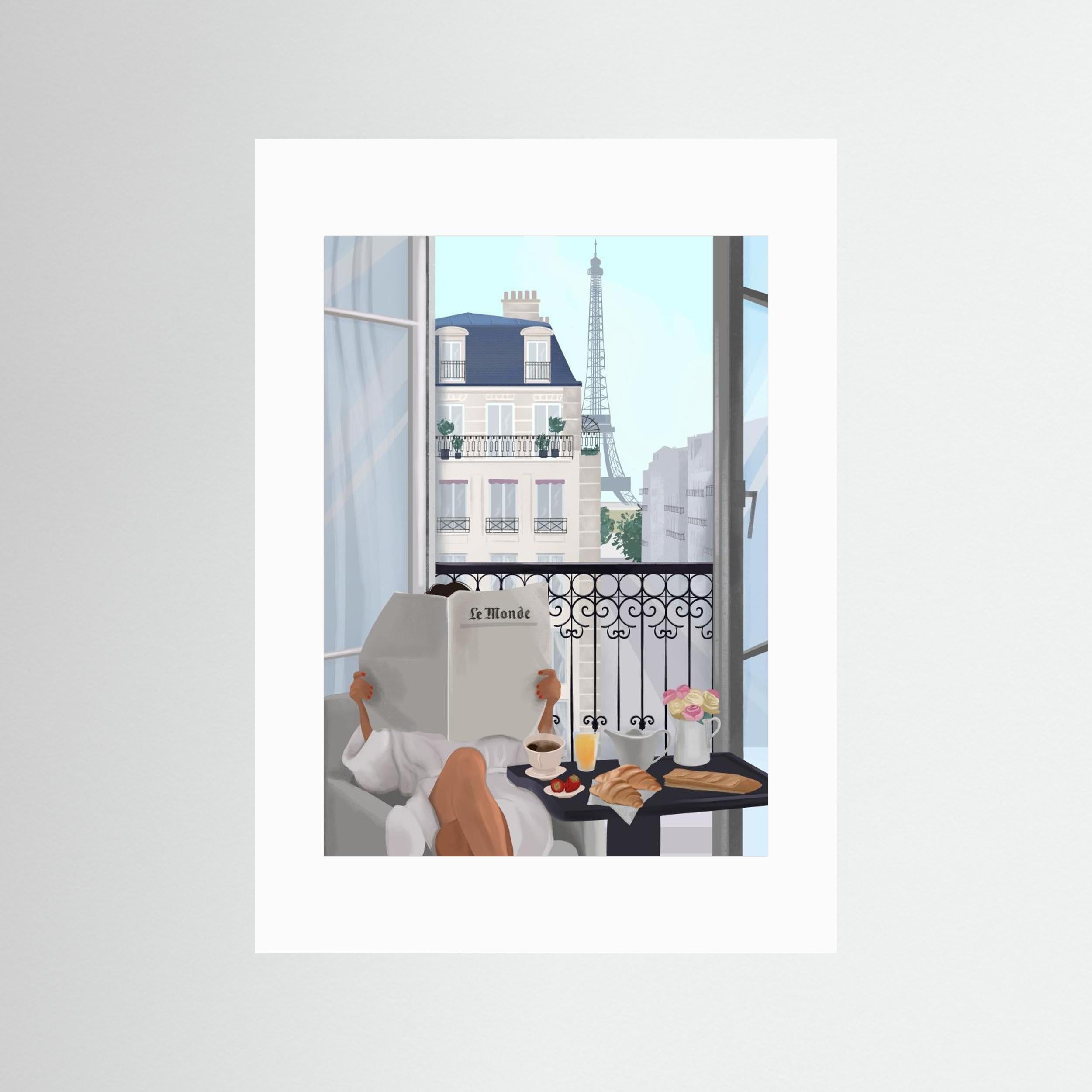 Paris Balcony by Petra Lizde