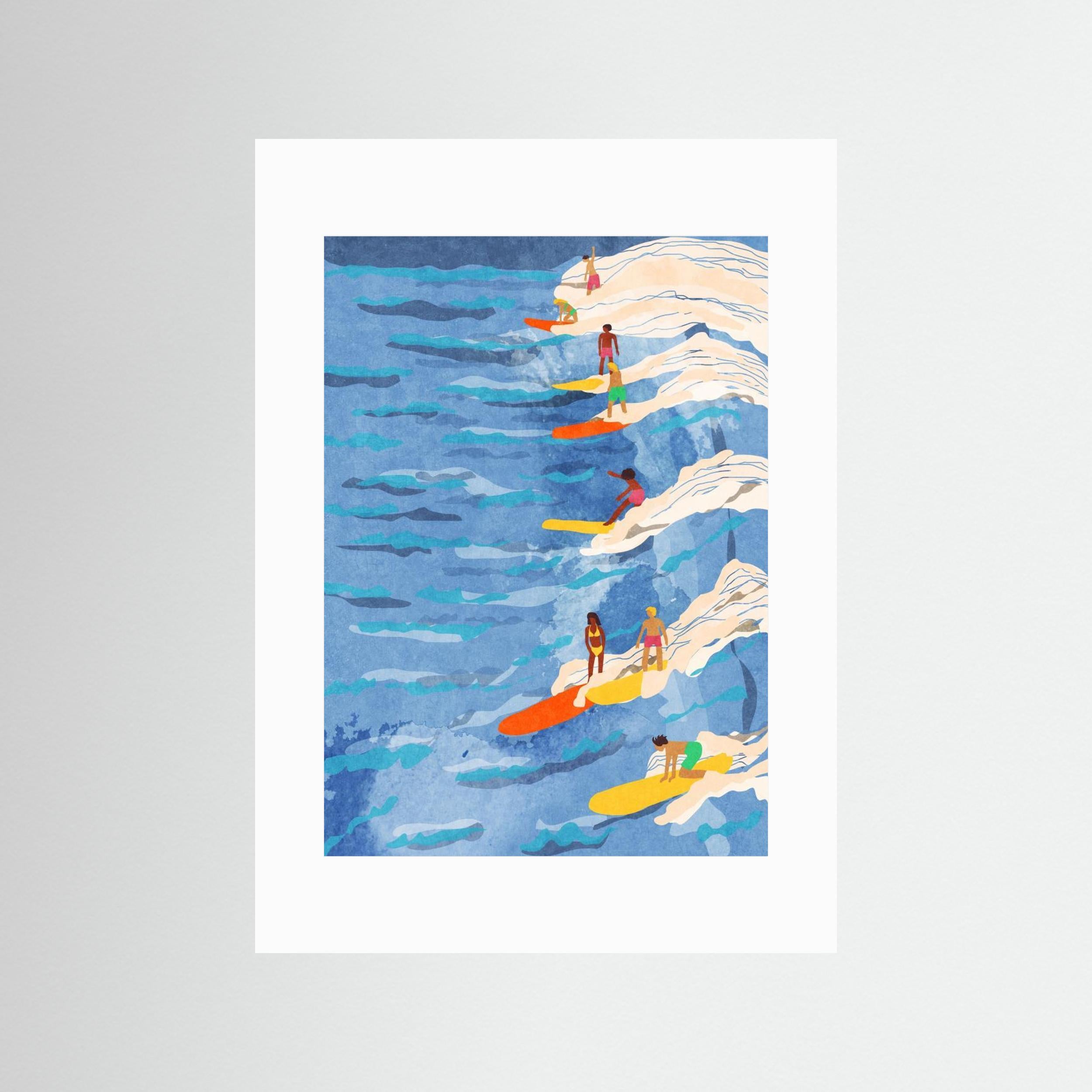 chilled surfing by Raissa Oltmanns