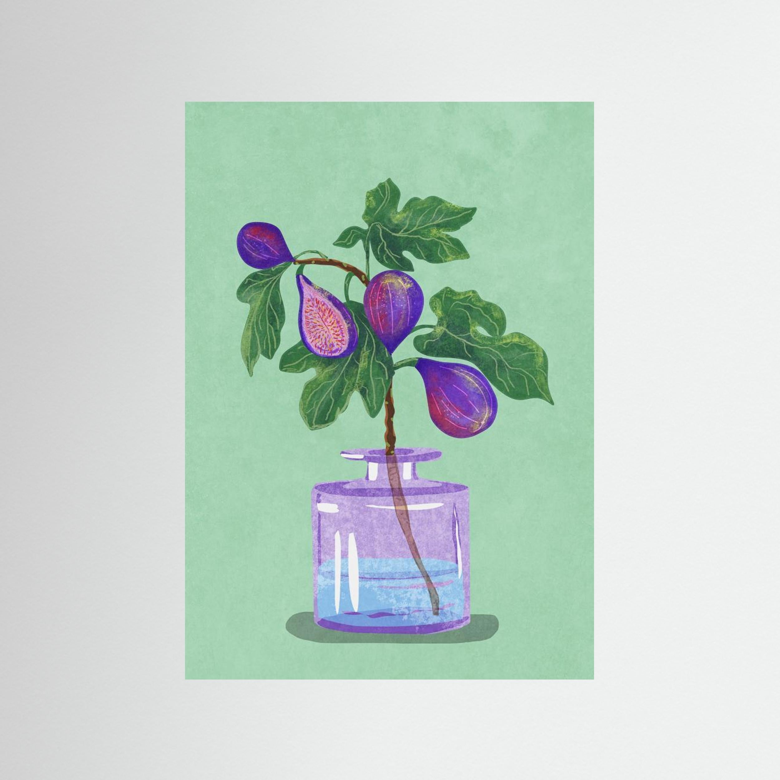 Figs Branch In Vase by Raissa Oltmanns