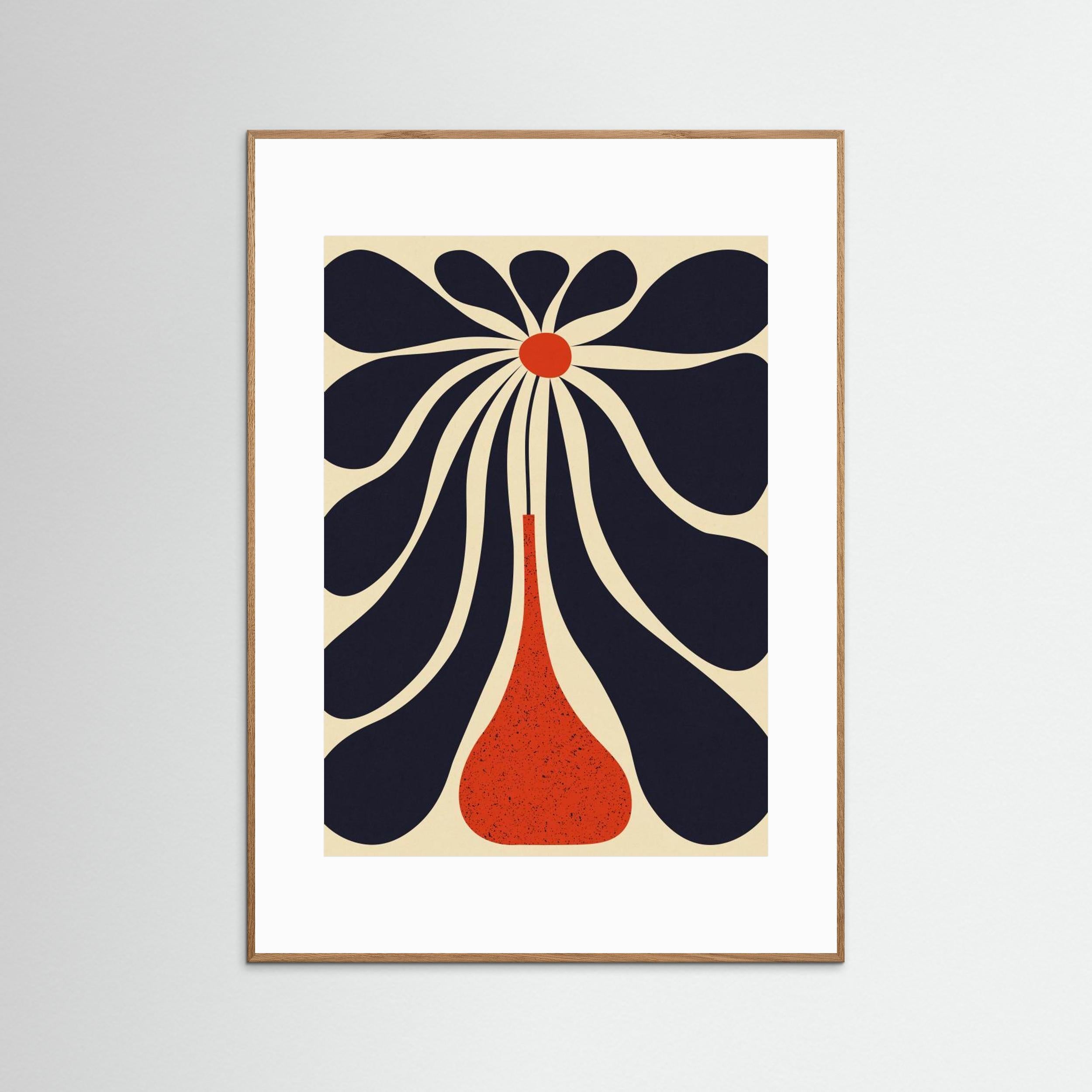 Lazy Flower by Alisa Galitsyna - Fine Art Paper Print - dreamtprint.art - 14 x 21 cm / 5 x 8″ (A5)