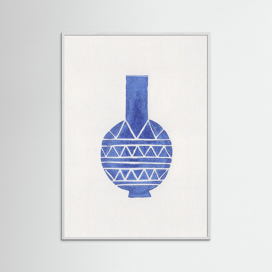 Linocut Vase 8 by Alisa Galitsyna - Fine Art Paper Print - dreamtprint.art - 14 x 21 cm / 5 x 8″ (A5)