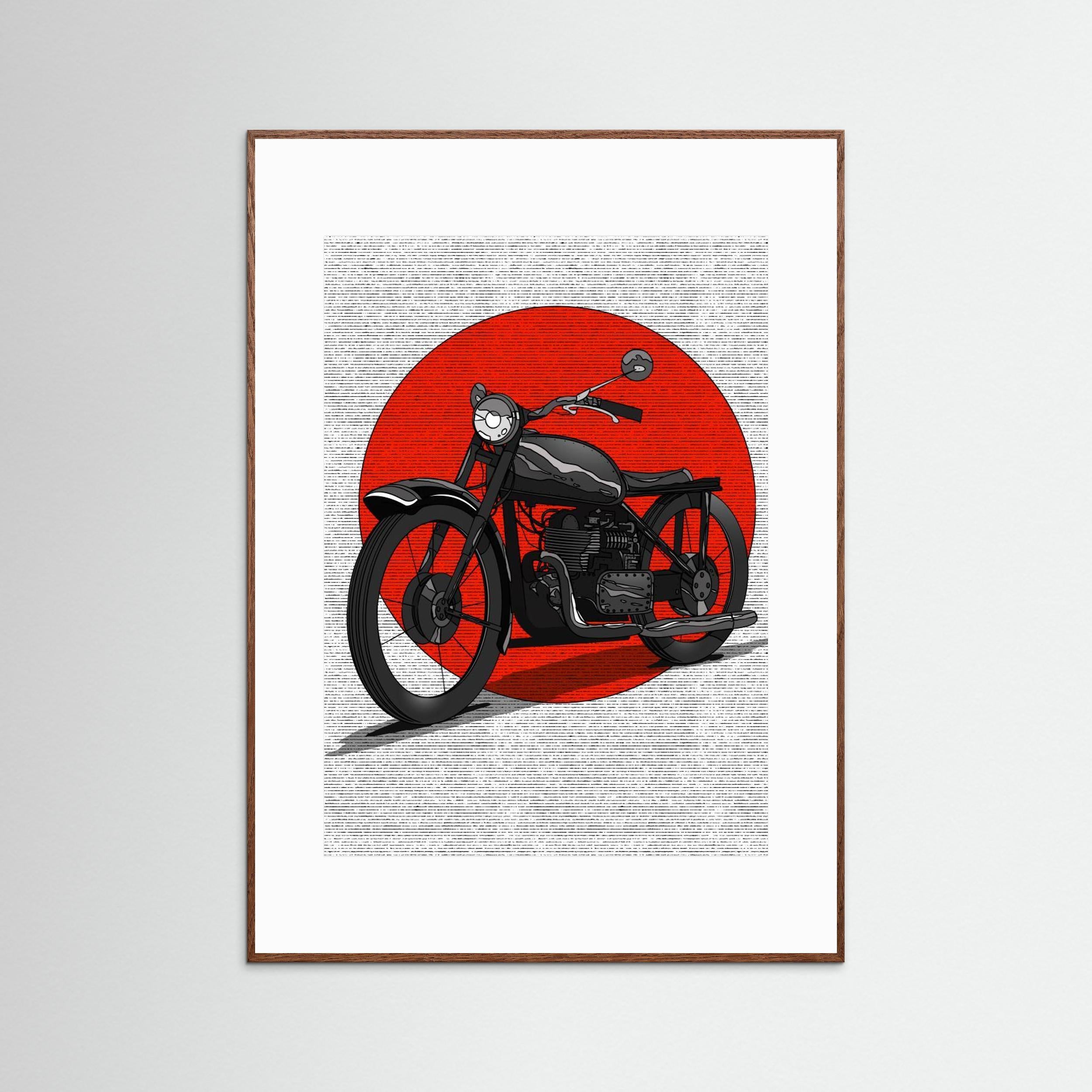 Japanese Motorbike by Nicholas