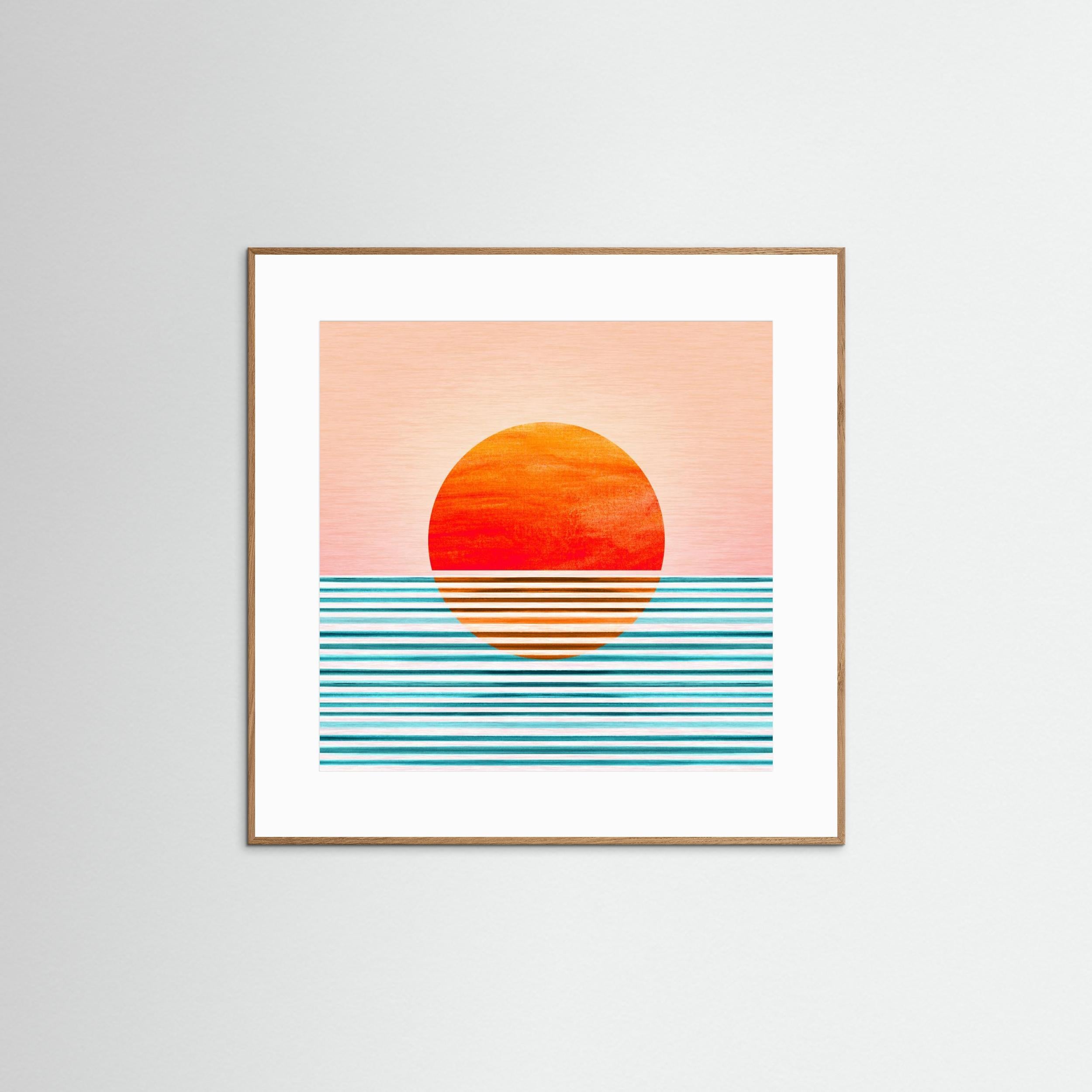 Minimalist Sunset III by Kristian Gallagher