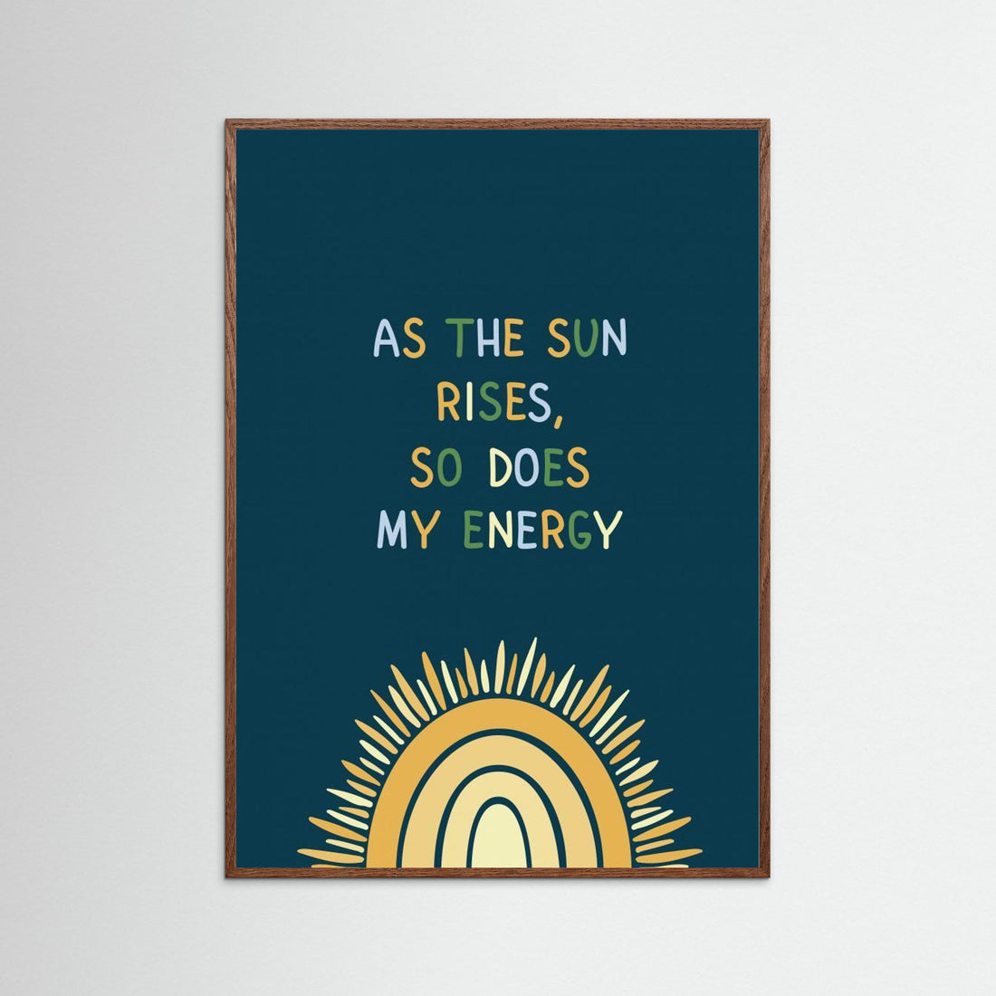 What a Wonderful World - Affirmation Poster 03 by Olena Kovalova