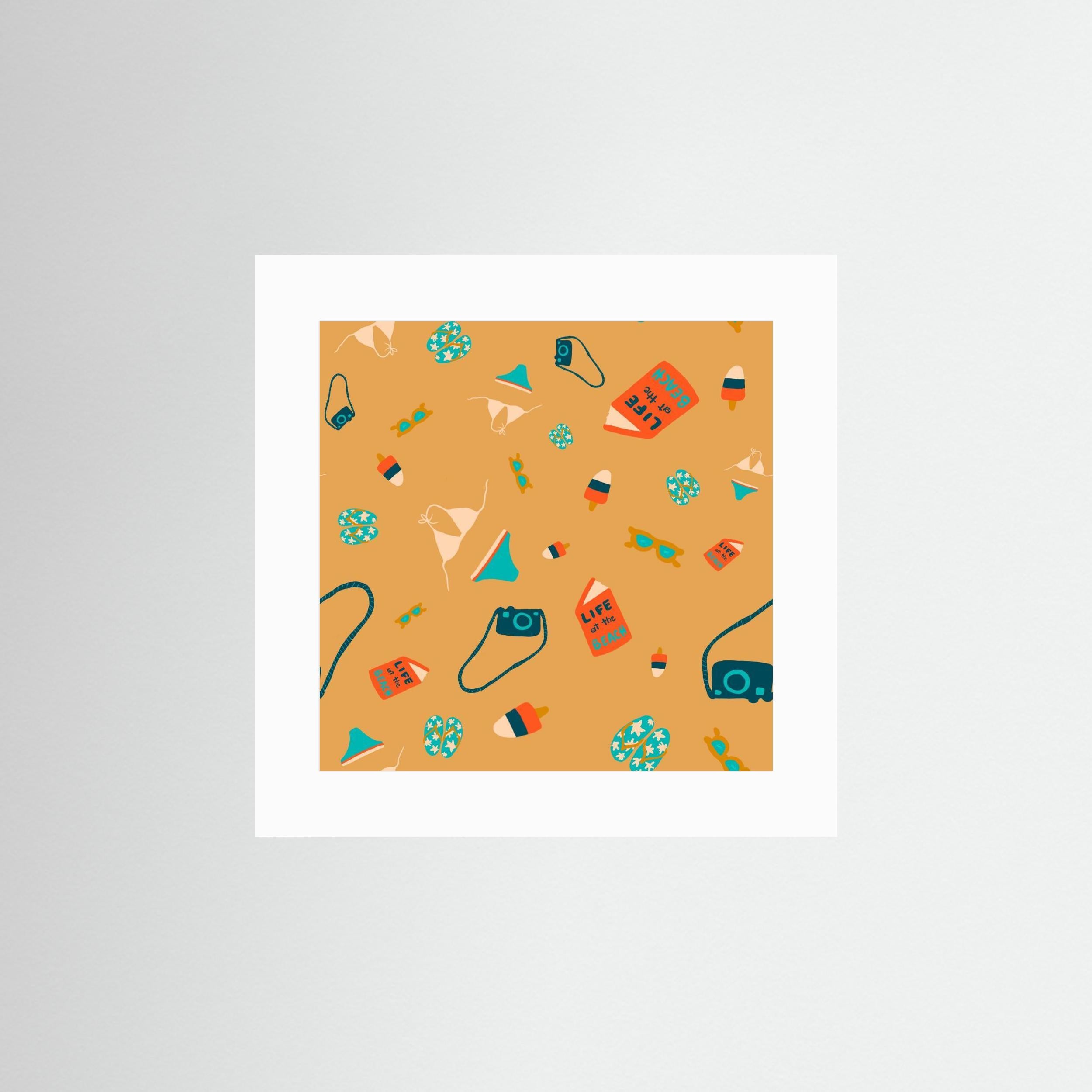 Beach Essentials Pattern by Alix Campbell