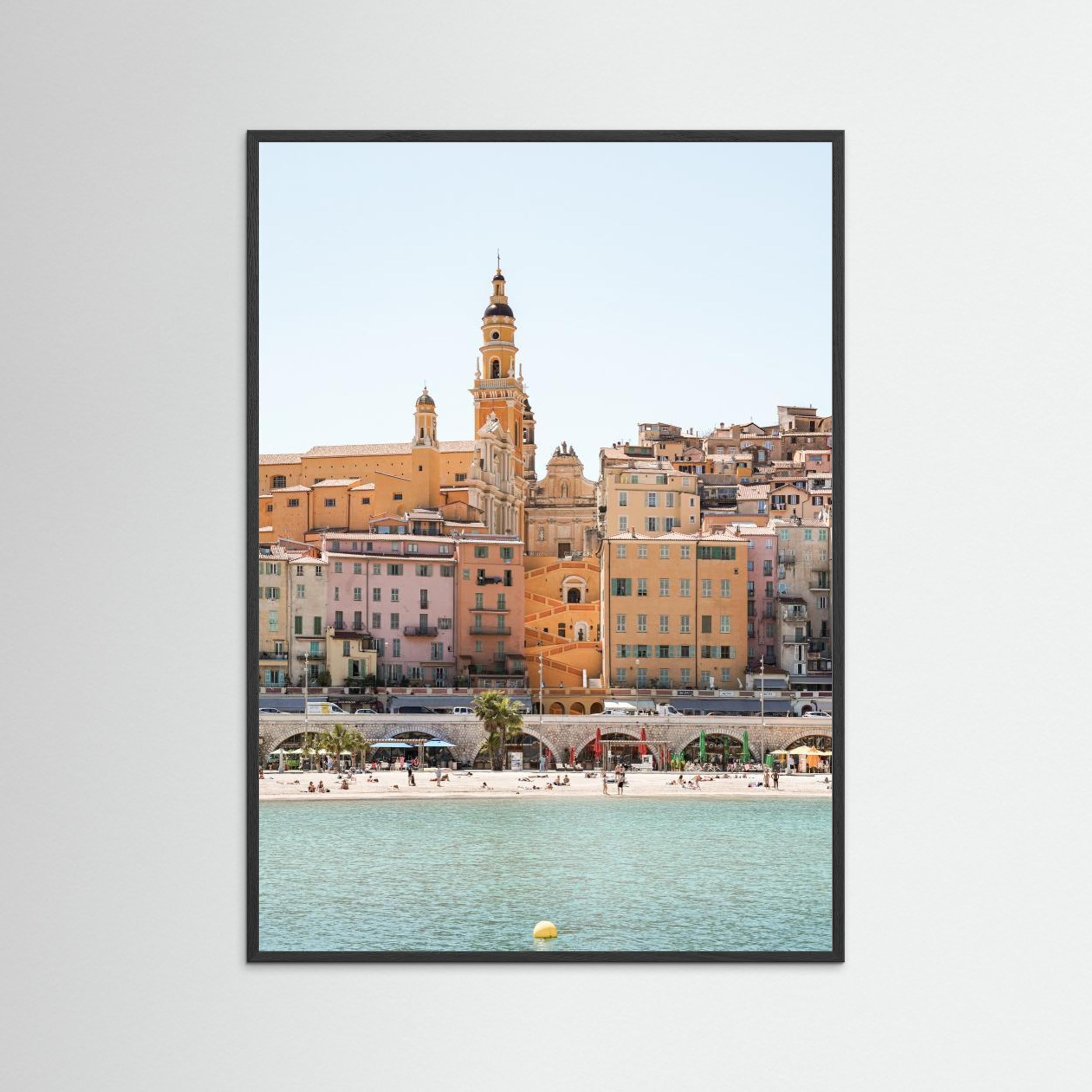 Skyline of Menton by Henrike Schenk
