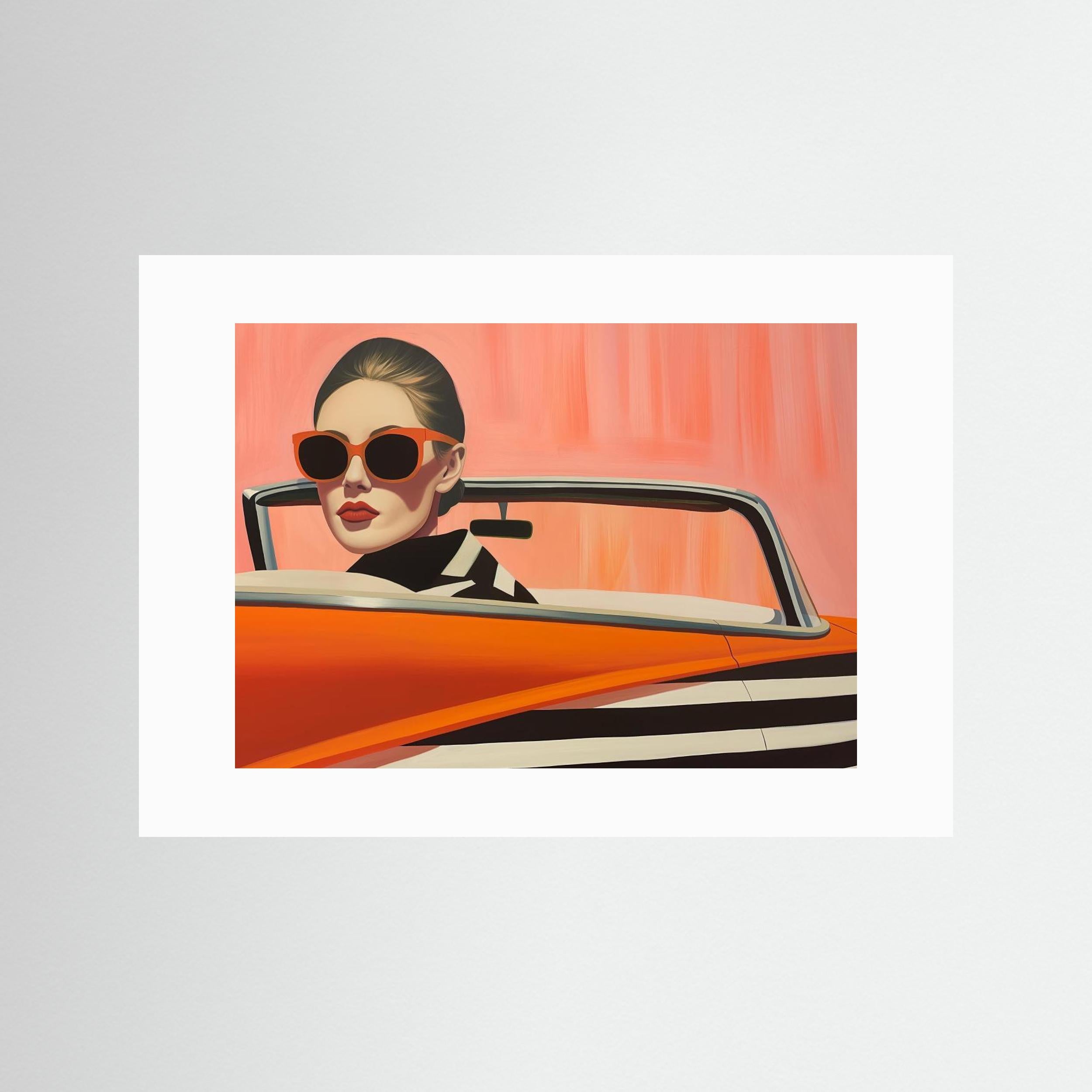 Woman In a Cadilac by Shandu
