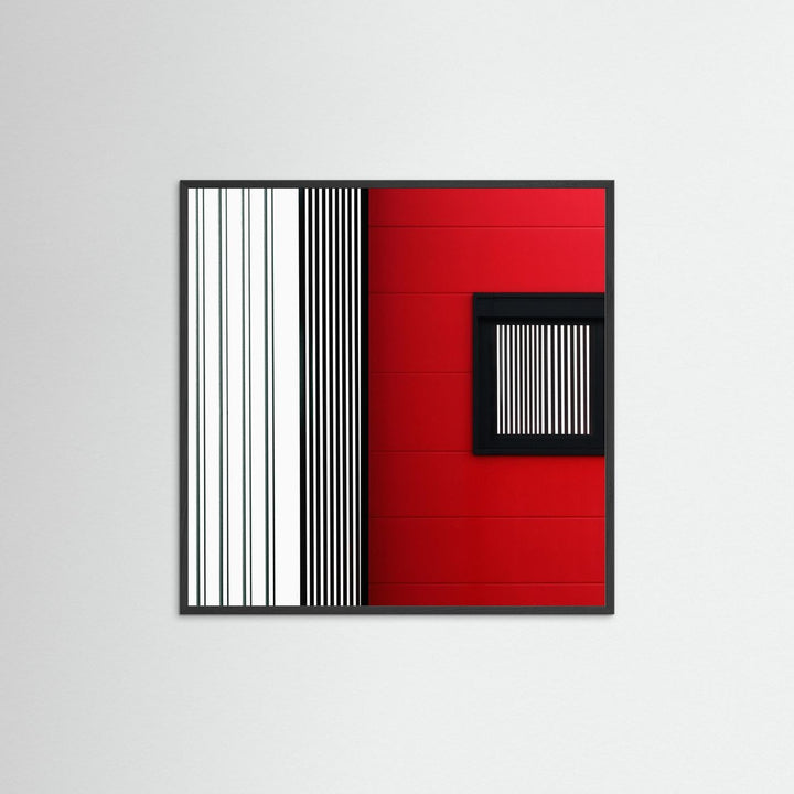 Bold Red Geometry by Hans Wolfgang Hawerkamp
