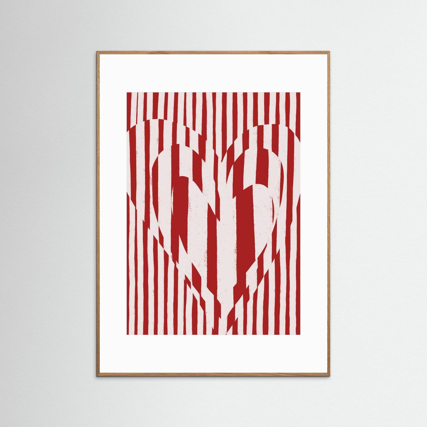 Heart in Stripes by Treechild