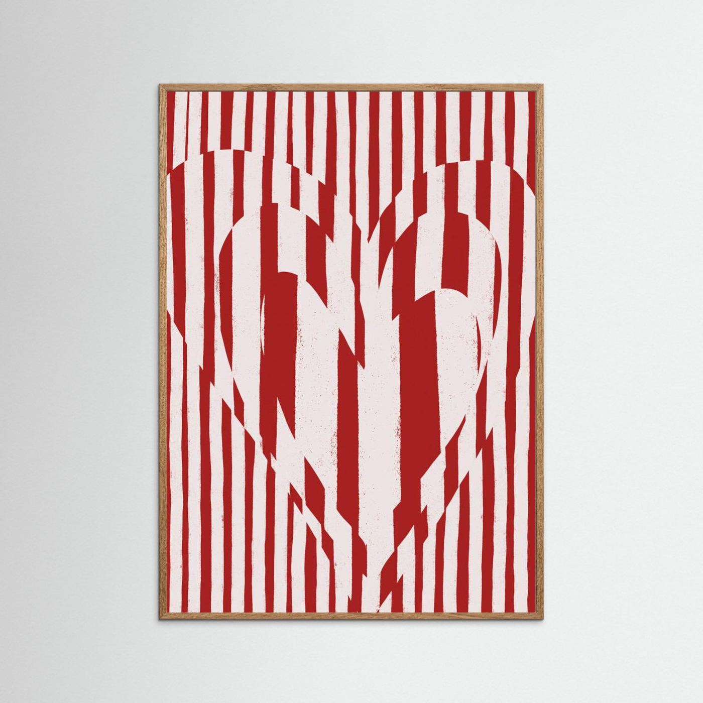 Heart in Stripes by Treechild