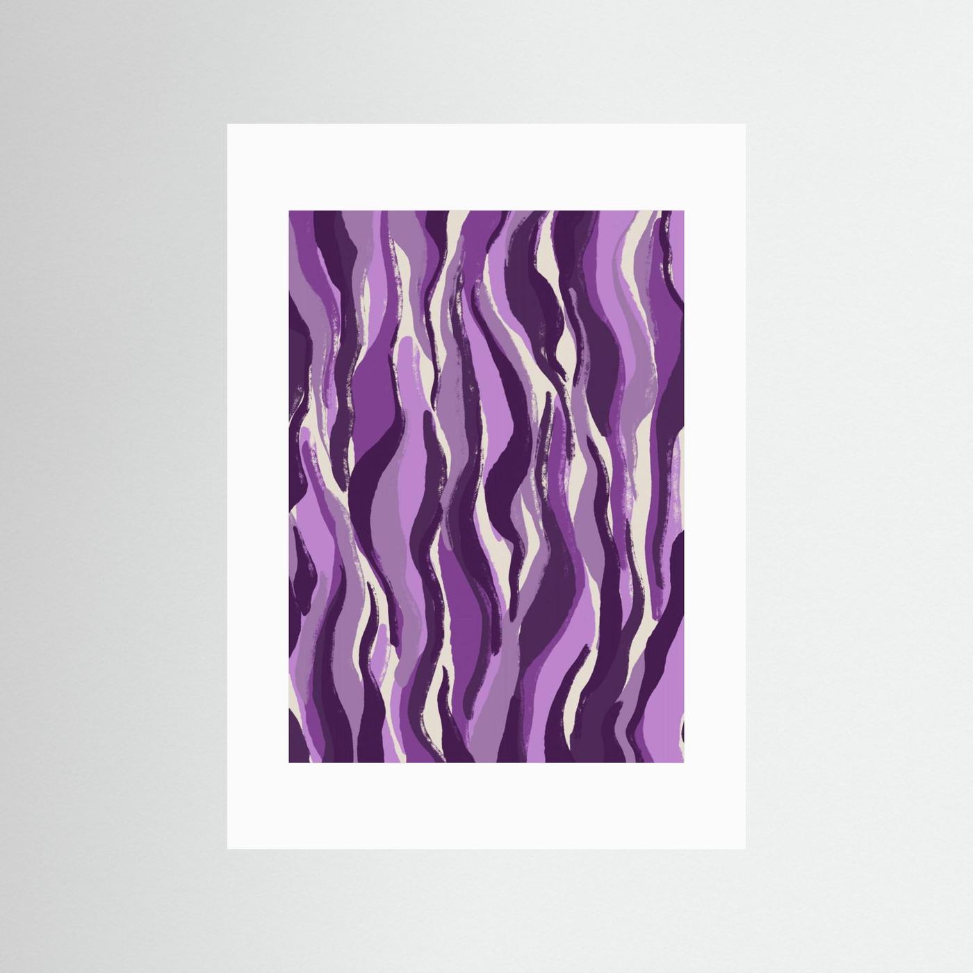 Purple Flame Waves by Treechild