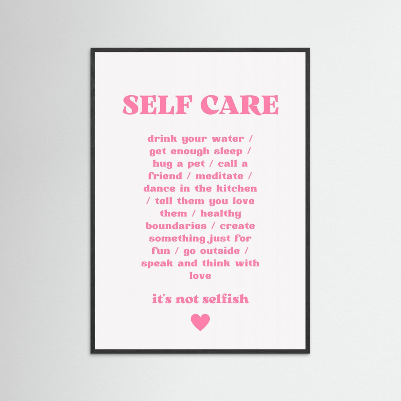 Self Care by Athene Fritsch
