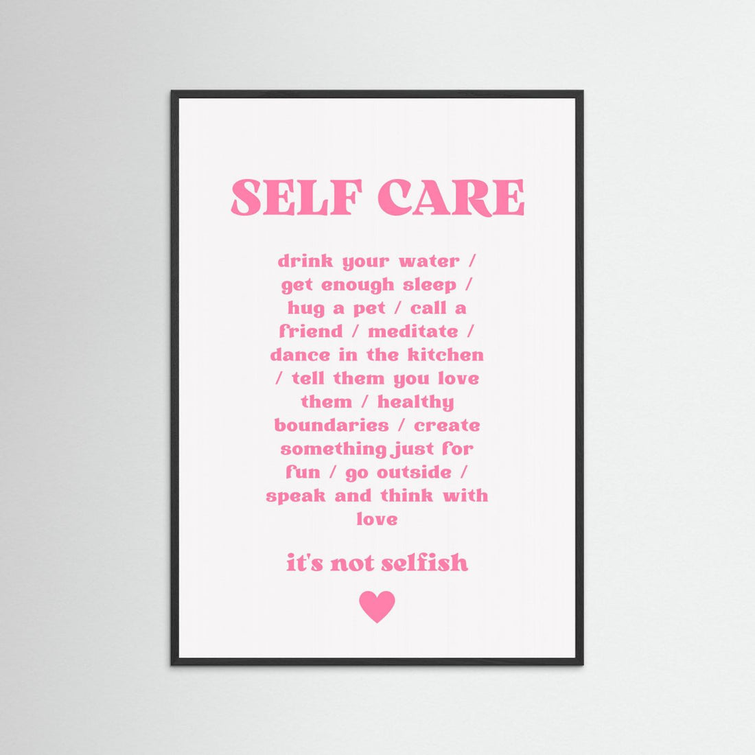 Self Care by Athene Fritsch