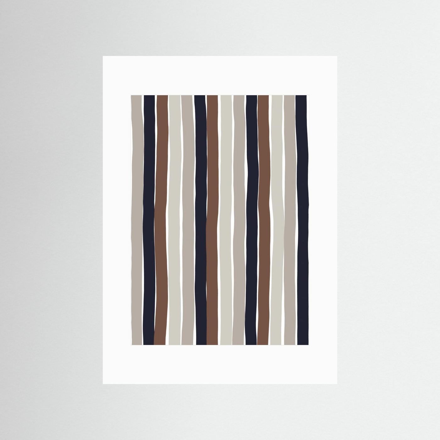 Wavy Earth Stripes by Treechild