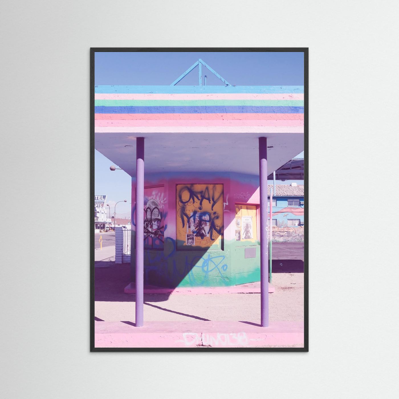 Pink Gas Station Las Vegas by Pictufy Studio Iii