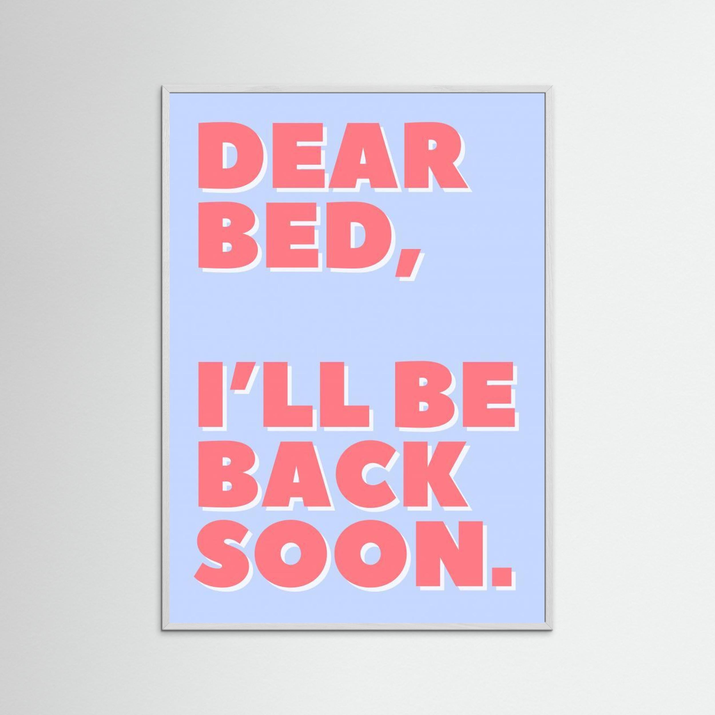 Dear Bed by Athene Fritsch