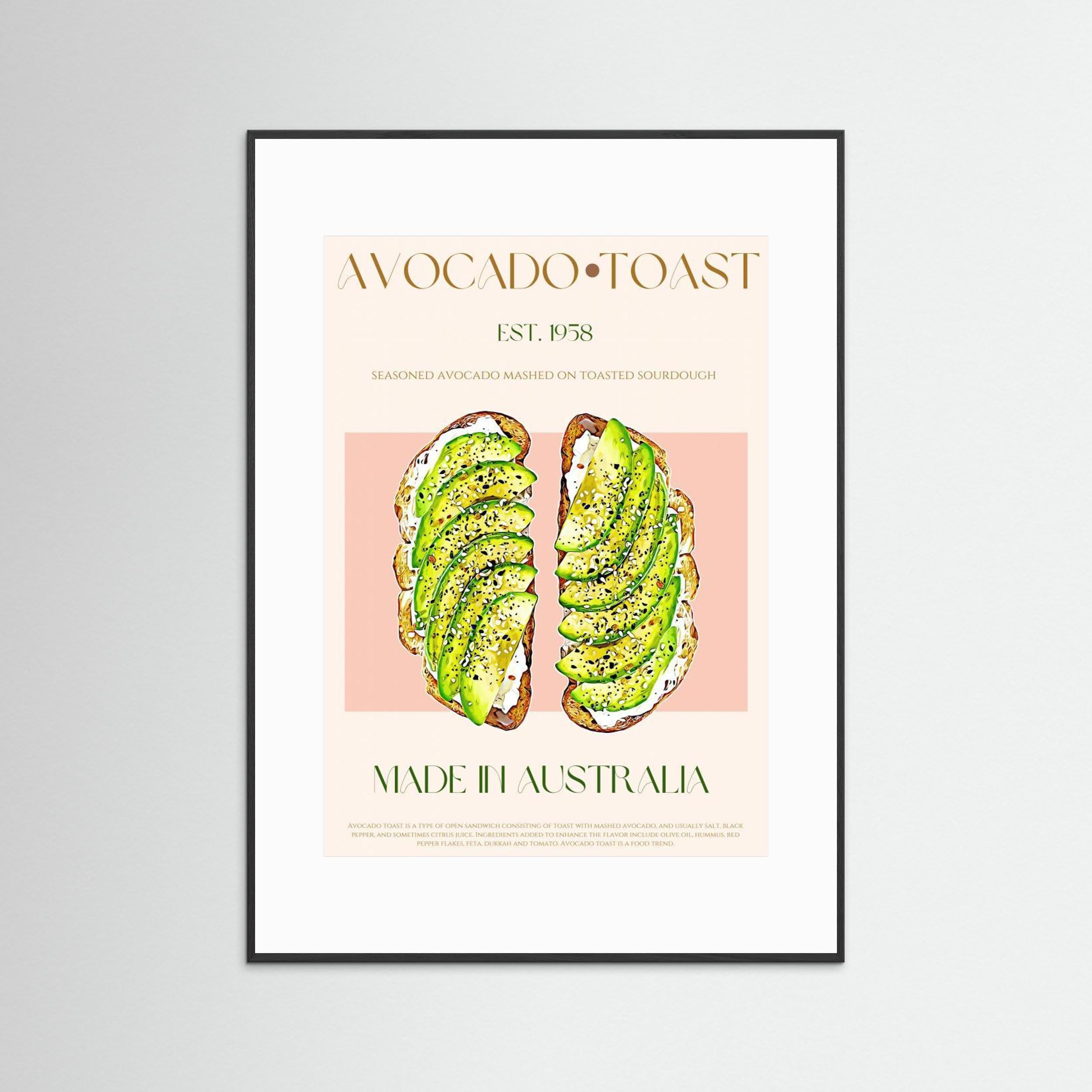 23ratioavocadotoastprint by Nazma Khokhar