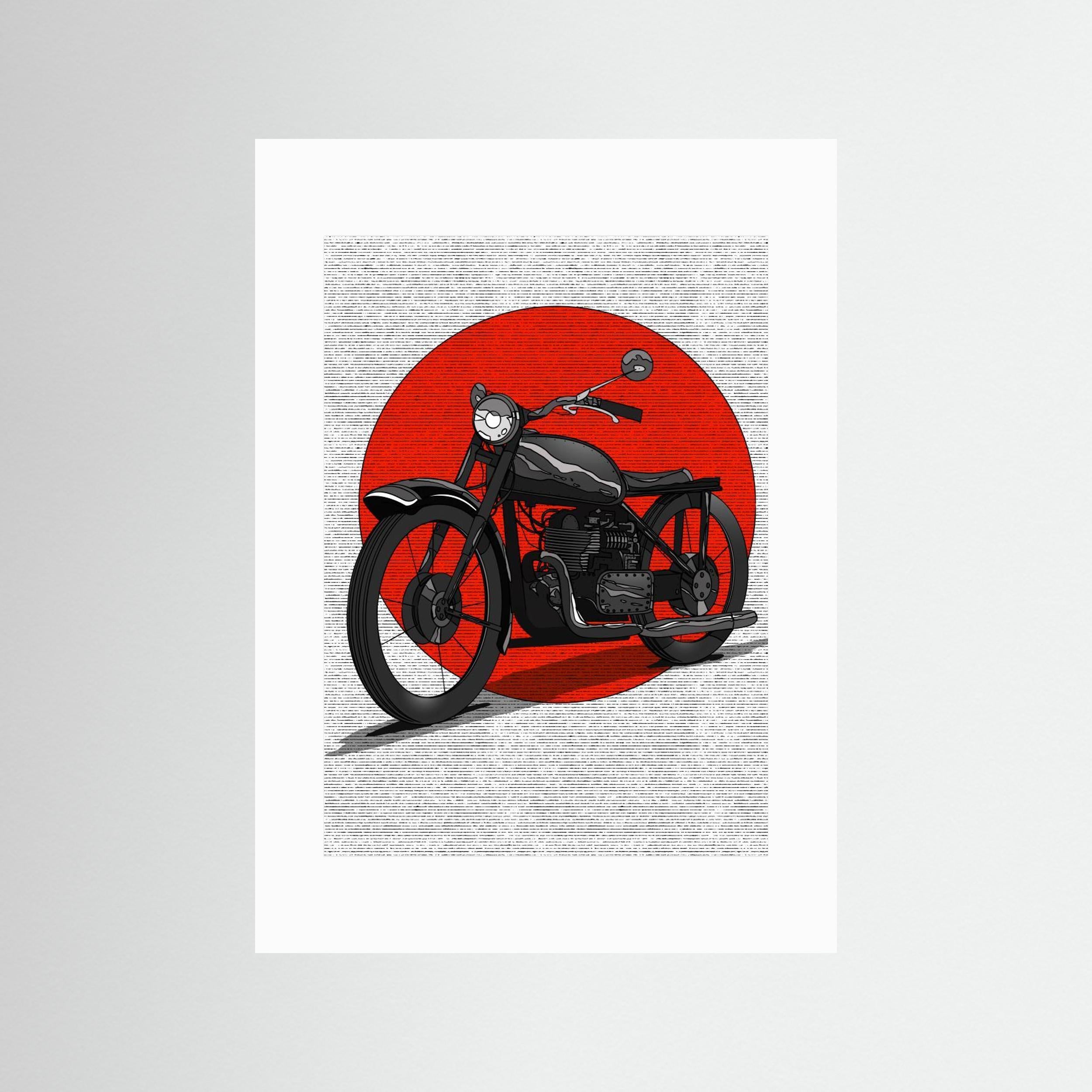 Japanese Motorbike by Nicholas