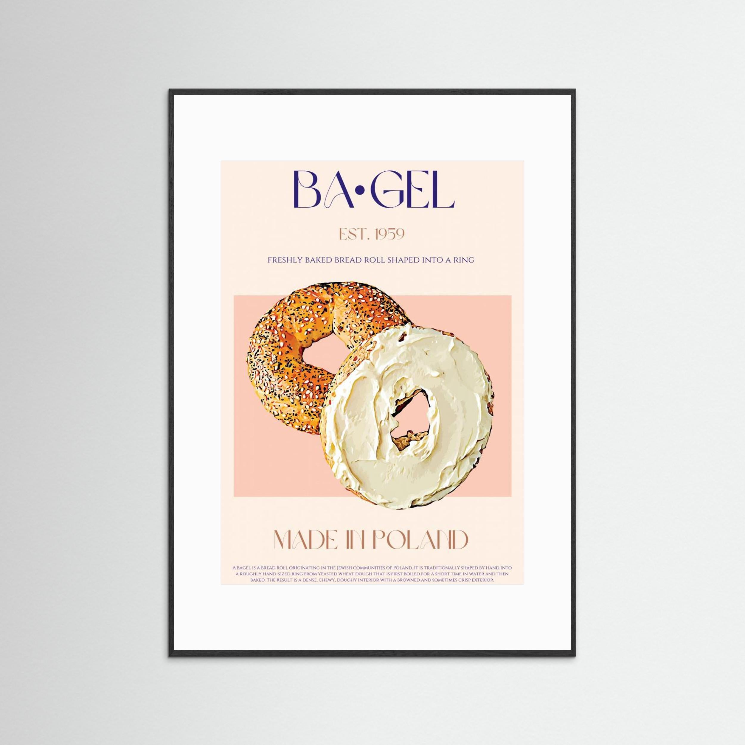 23ratiobagelprint by Nazma Khokhar