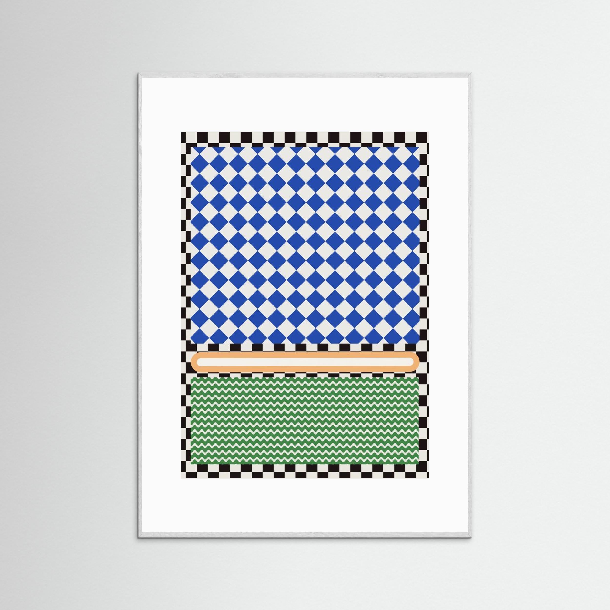 Checkered rothko inspirration by Little Dean