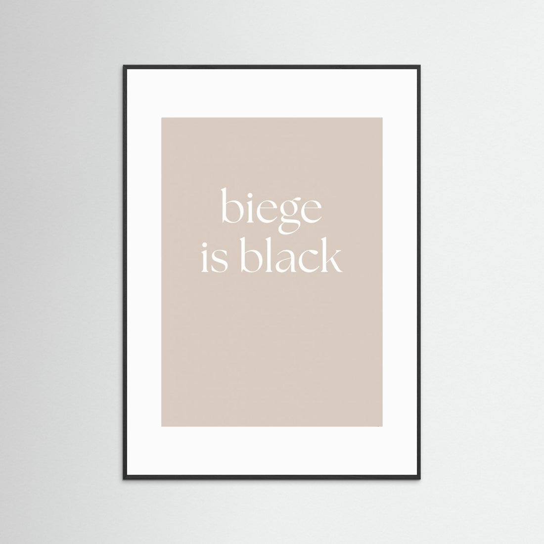Biege Is Black by Anne Marie Volfova
