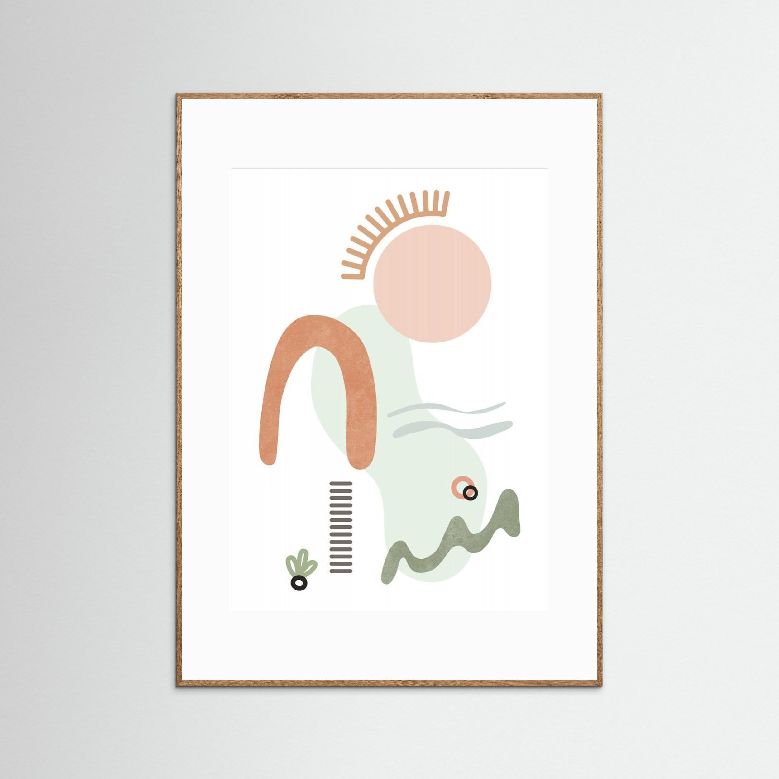 Tropical Villa Color and Shapes 20 by Amini54