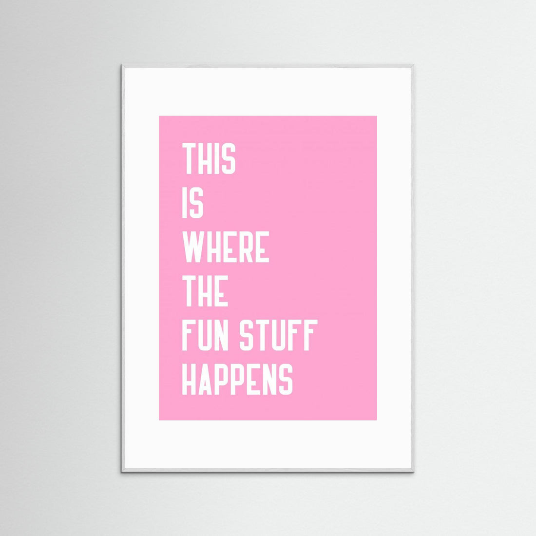 Where the fun stuff happen by Athene Fritsch