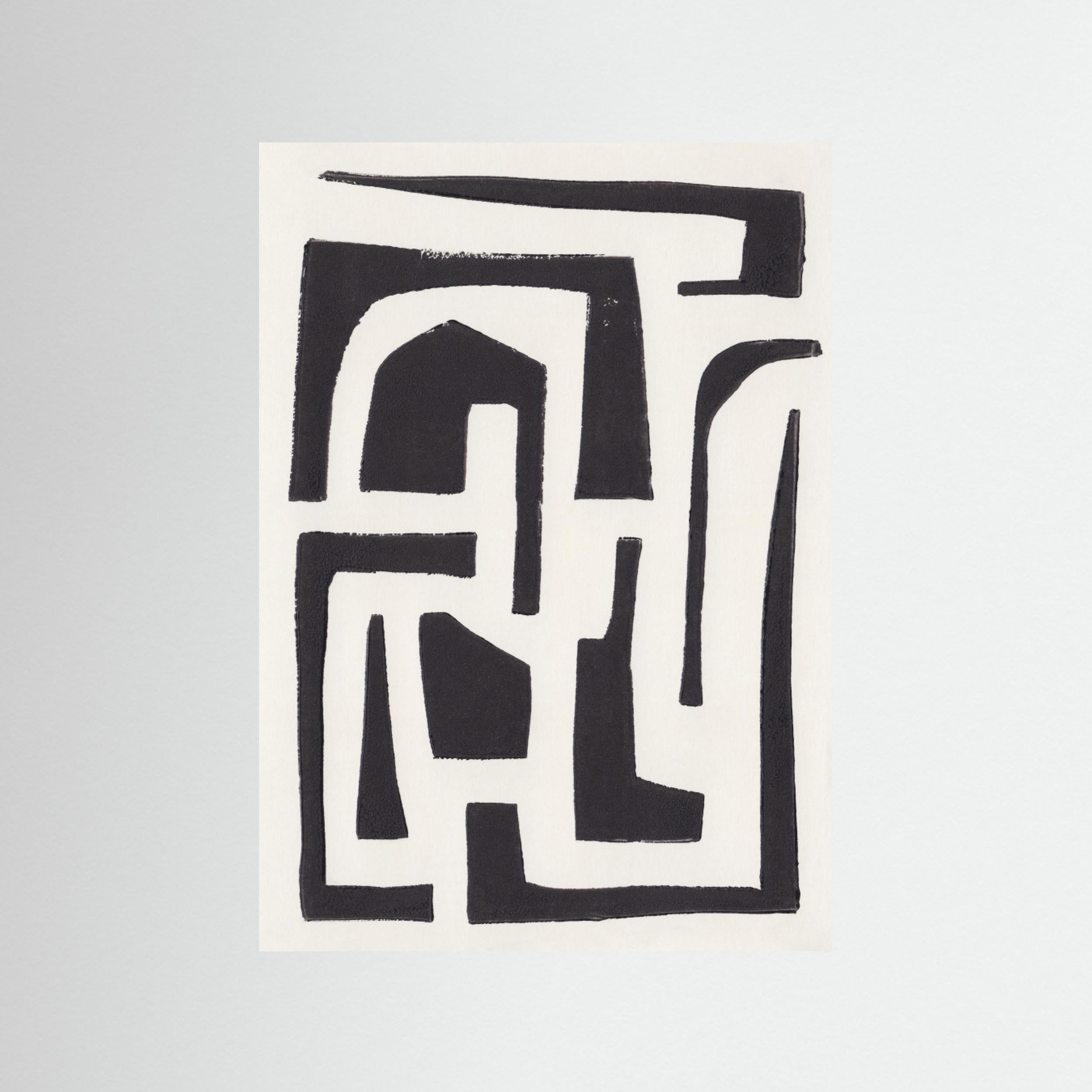 Neighbourhood by Alisa Galitsyna - Fine Art Paper Print - dreamtprint.art - 14 x 21 cm / 5 x 8″ (A5)