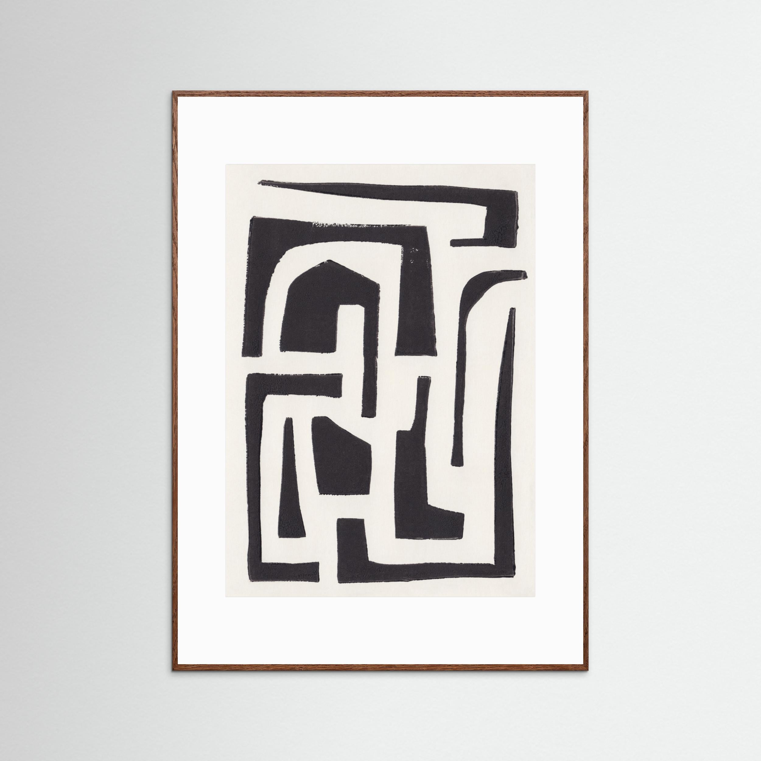 Neighbourhood by Alisa Galitsyna - Fine Art Paper Print - dreamtprint.art - 14 x 21 cm / 5 x 8″ (A5)