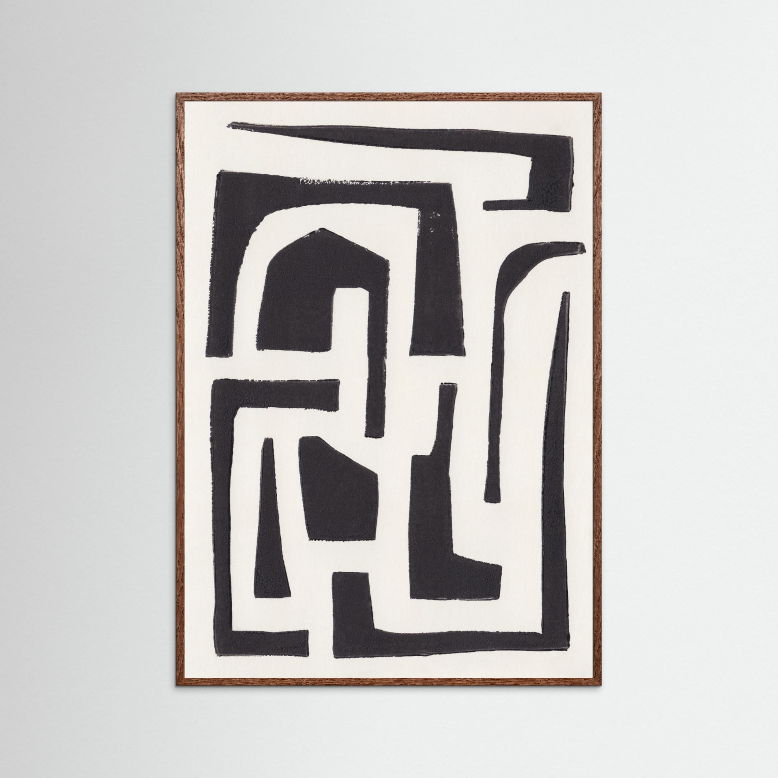 Neighbourhood by Alisa Galitsyna - Fine Art Paper Print - dreamtprint.art - 14 x 21 cm / 5 x 8″ (A5)