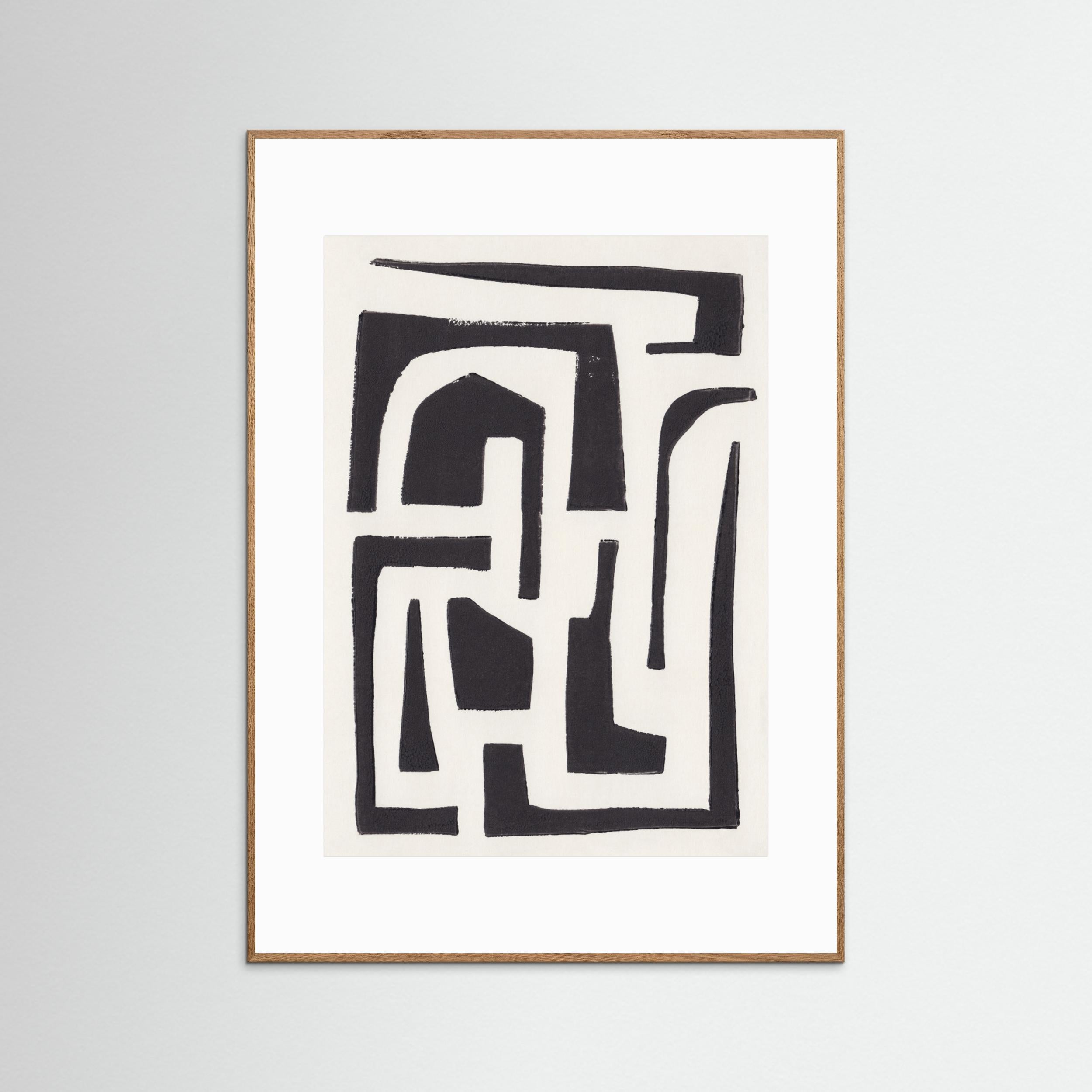 Neighbourhood by Alisa Galitsyna - Fine Art Paper Print - dreamtprint.art - 14 x 21 cm / 5 x 8″ (A5)