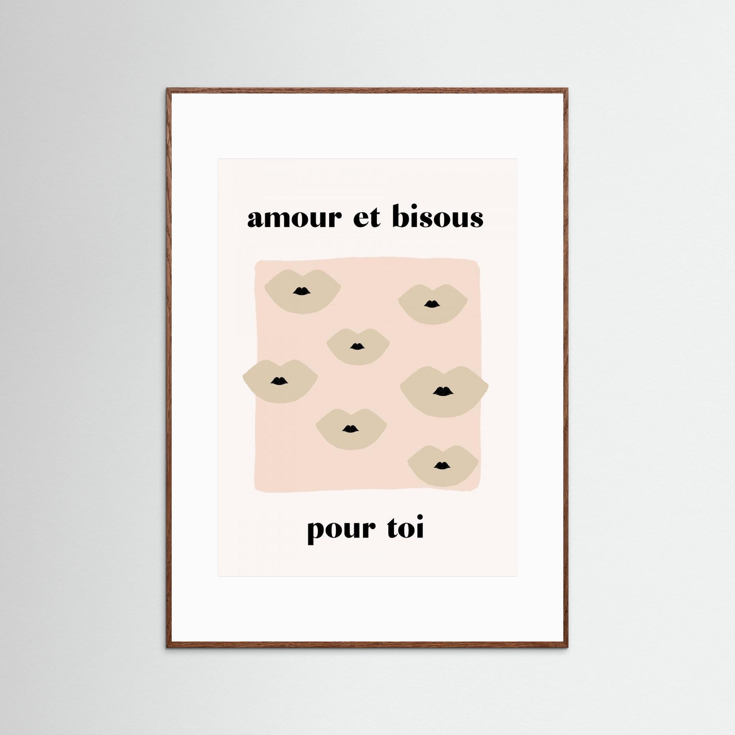 French Kiss Poster by Aislinn Simmonds