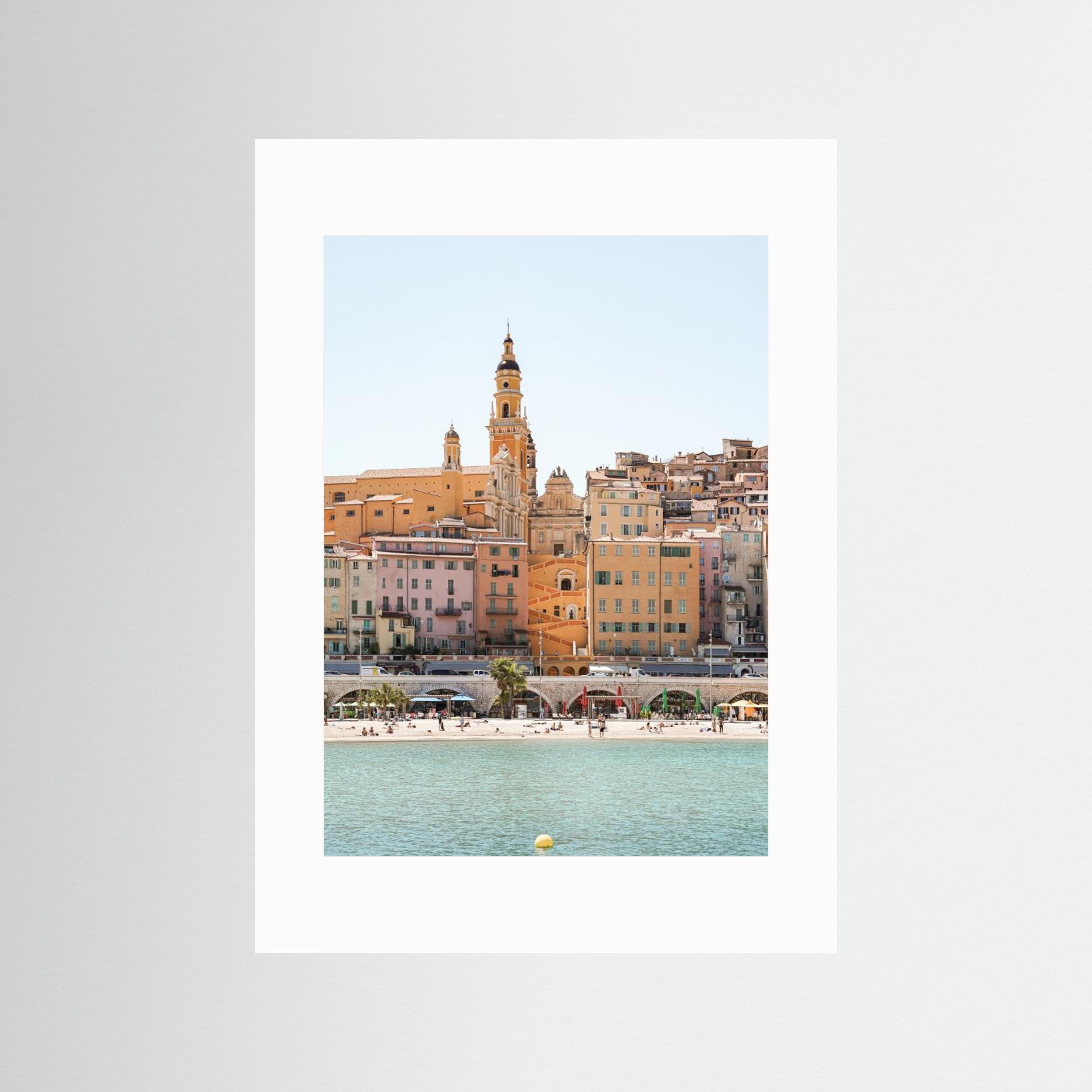 Skyline of Menton by Henrike Schenk