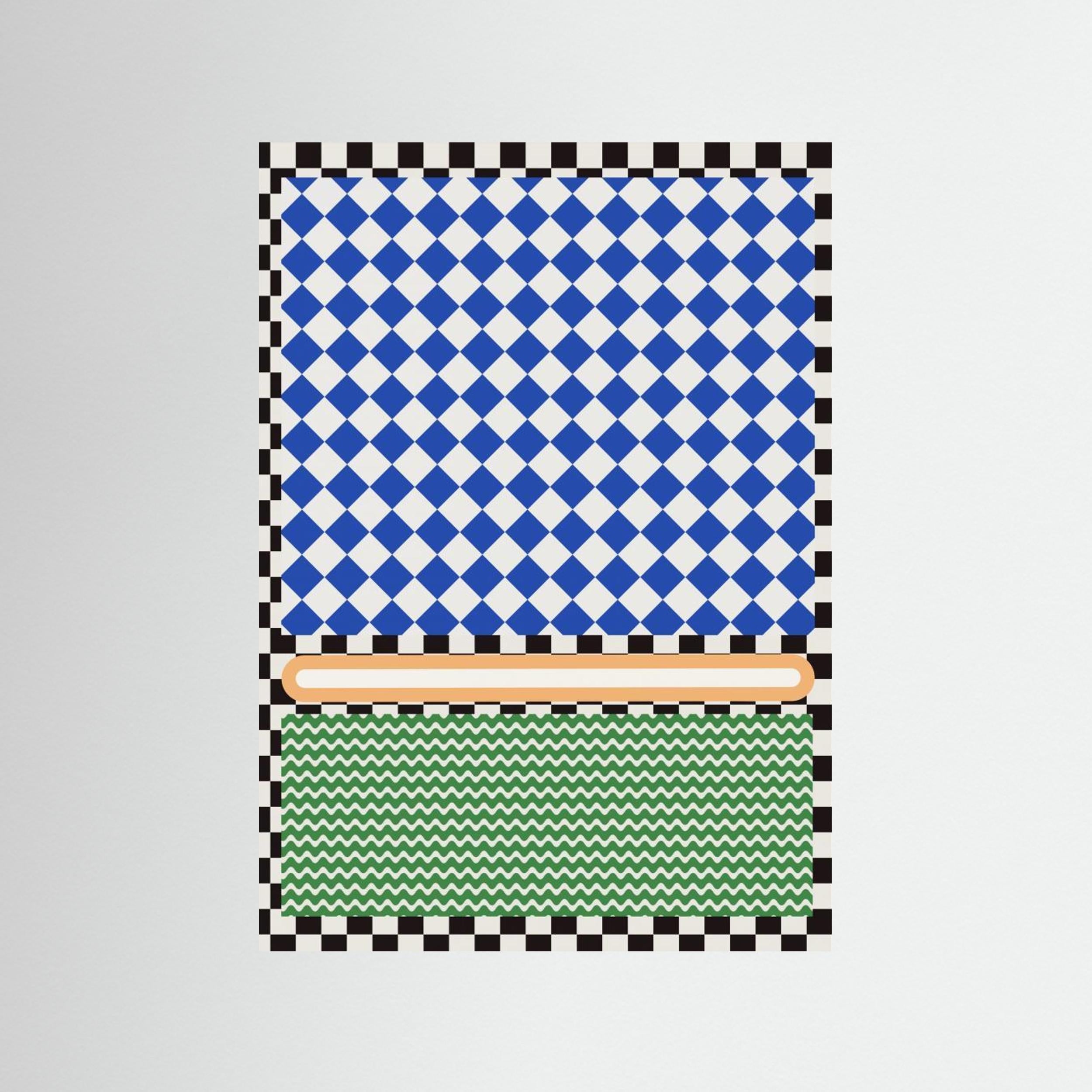 Checkered rothko inspirration by Little Dean