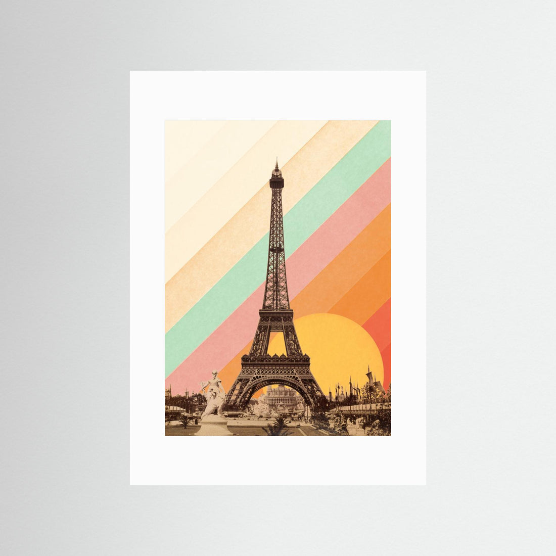 Eiffel Tower Rainbow by Florent Bodart