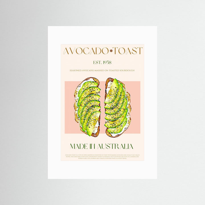 23ratioavocadotoastprint by Nazma Khokhar