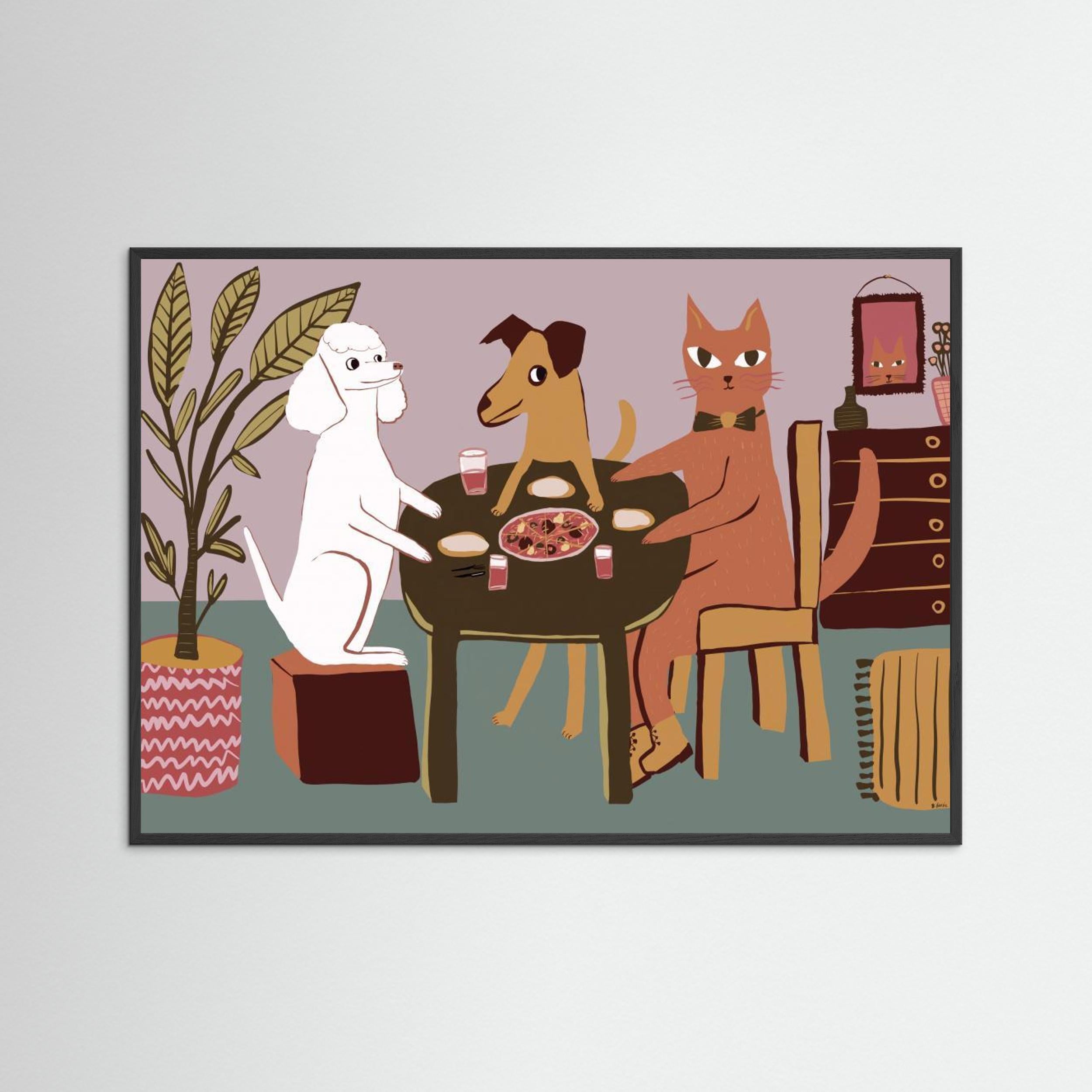 Pizza time by Sharyn Bursic