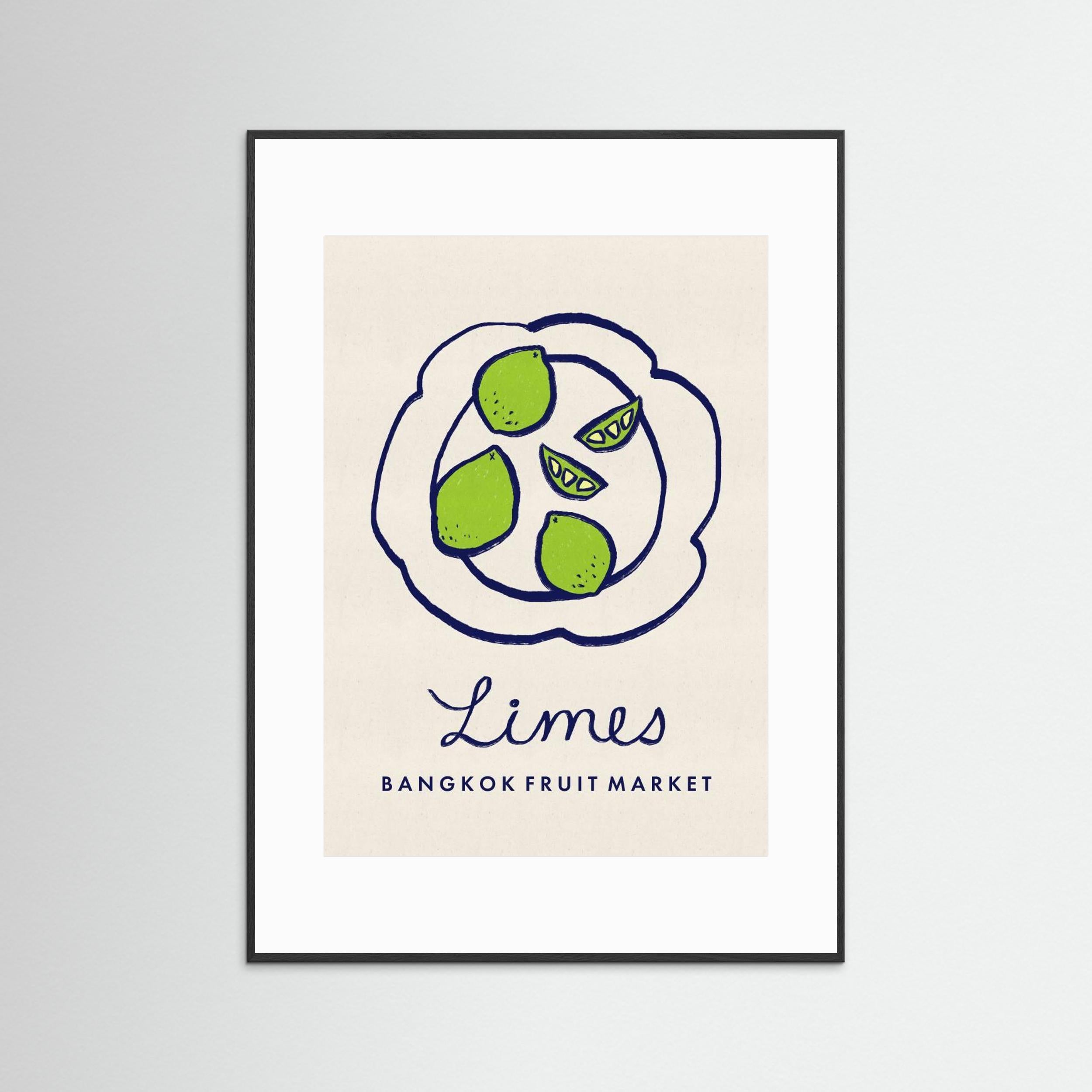 Limes Bangkok Food Market Thailand by Dirkie Nell