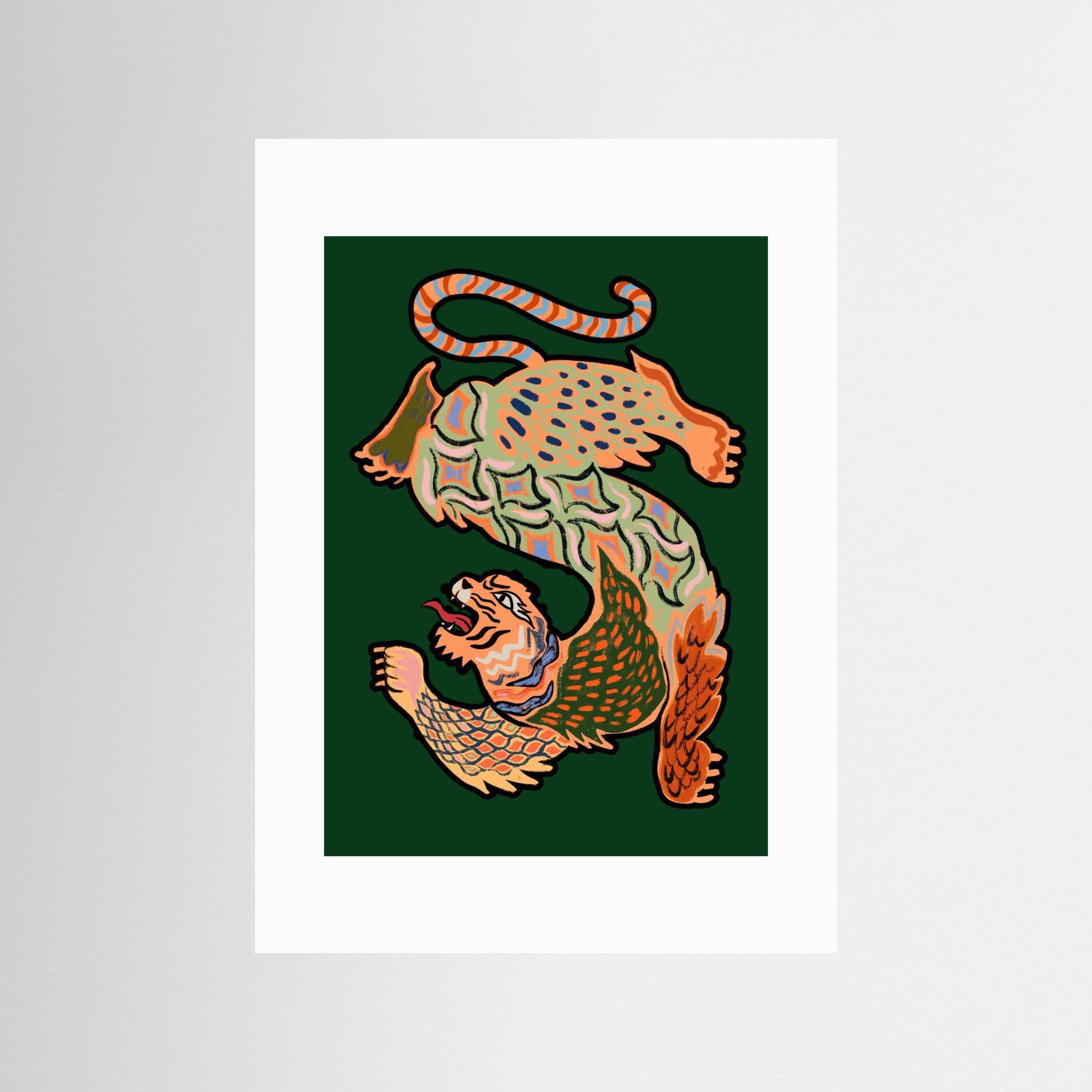 Asiantiger Green by Arty Guava