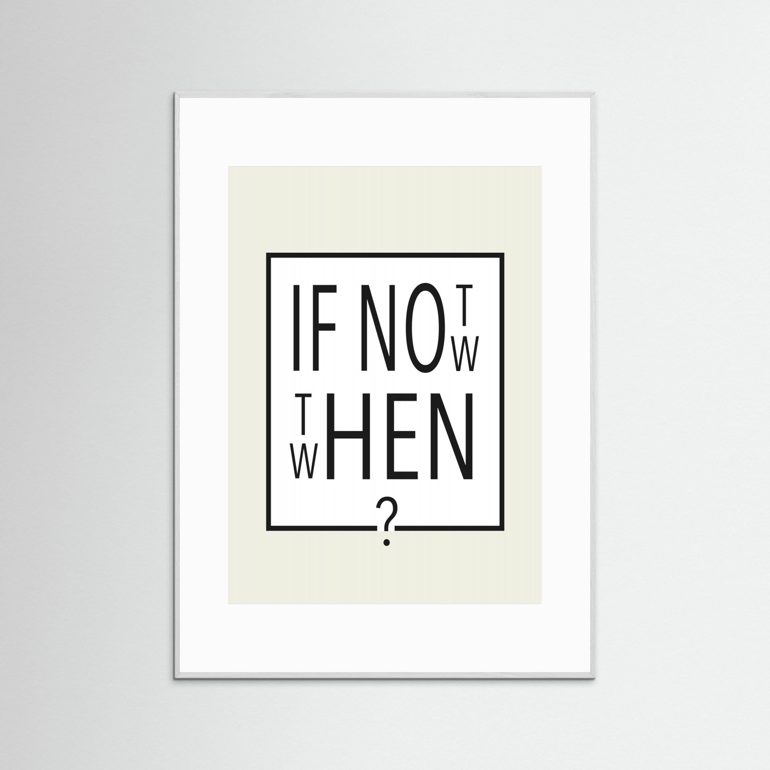 If not now - then when? by Andreas Magnusson