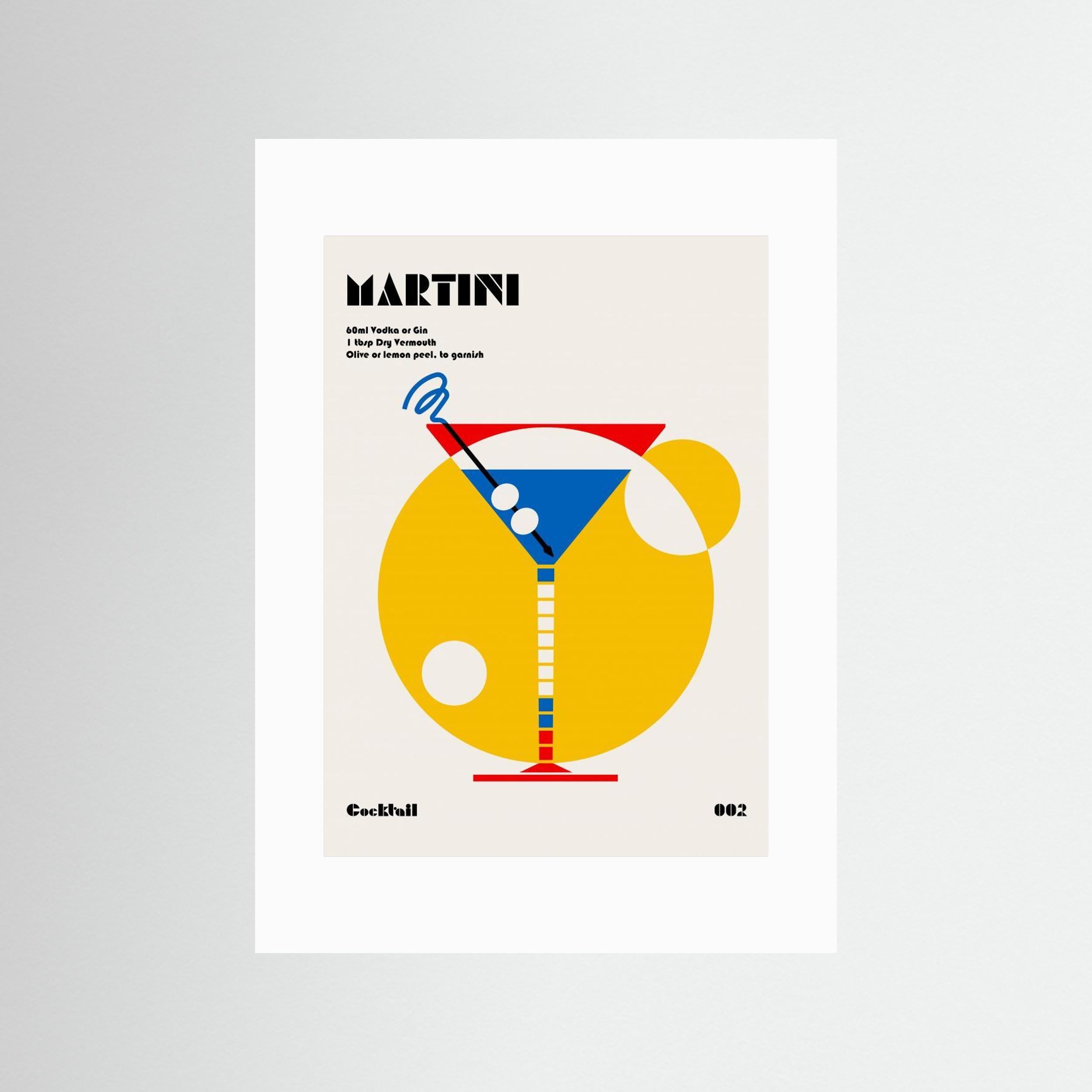 Martini Bauhaus Cocktail by Retrodrome
