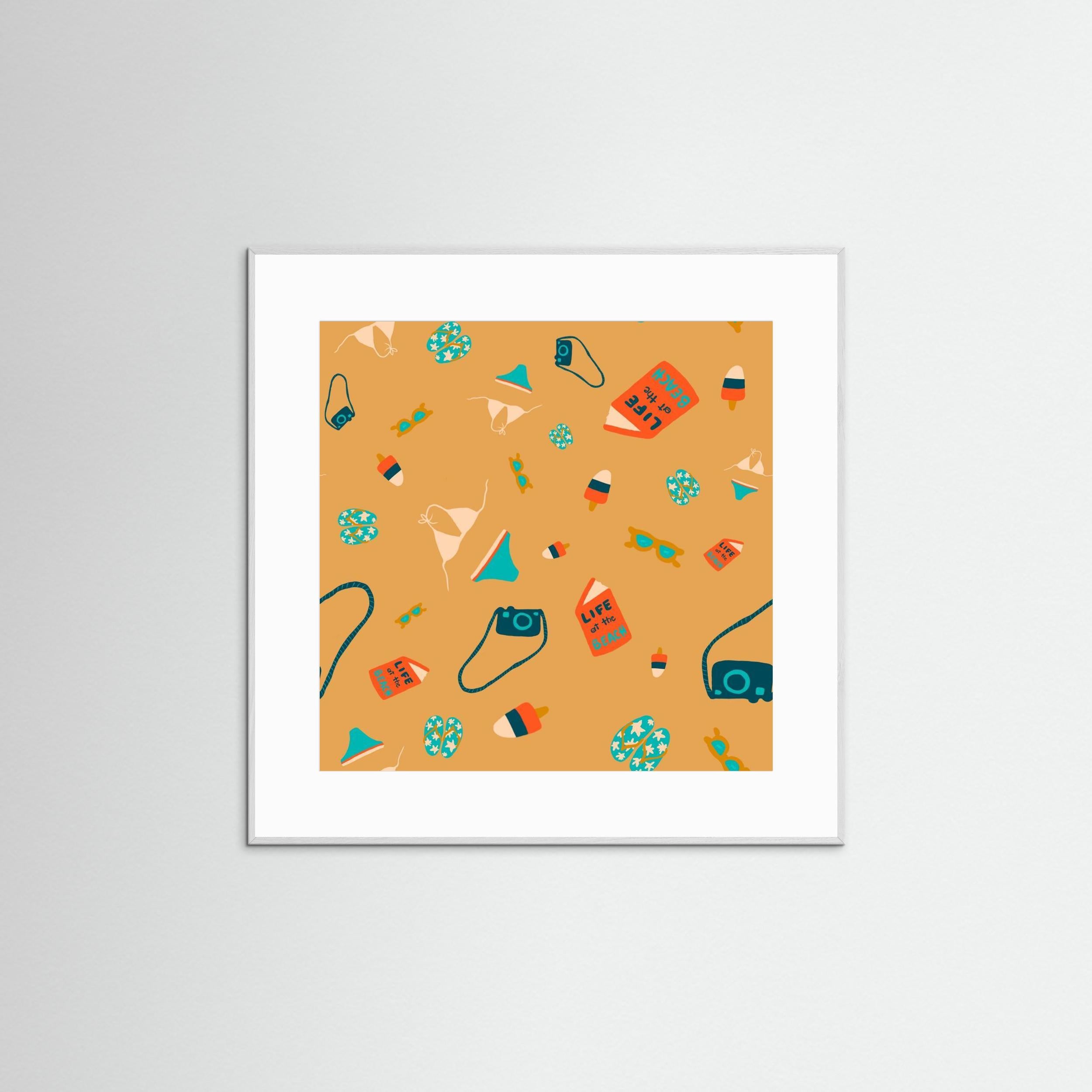 Beach Essentials Pattern by Alix Campbell